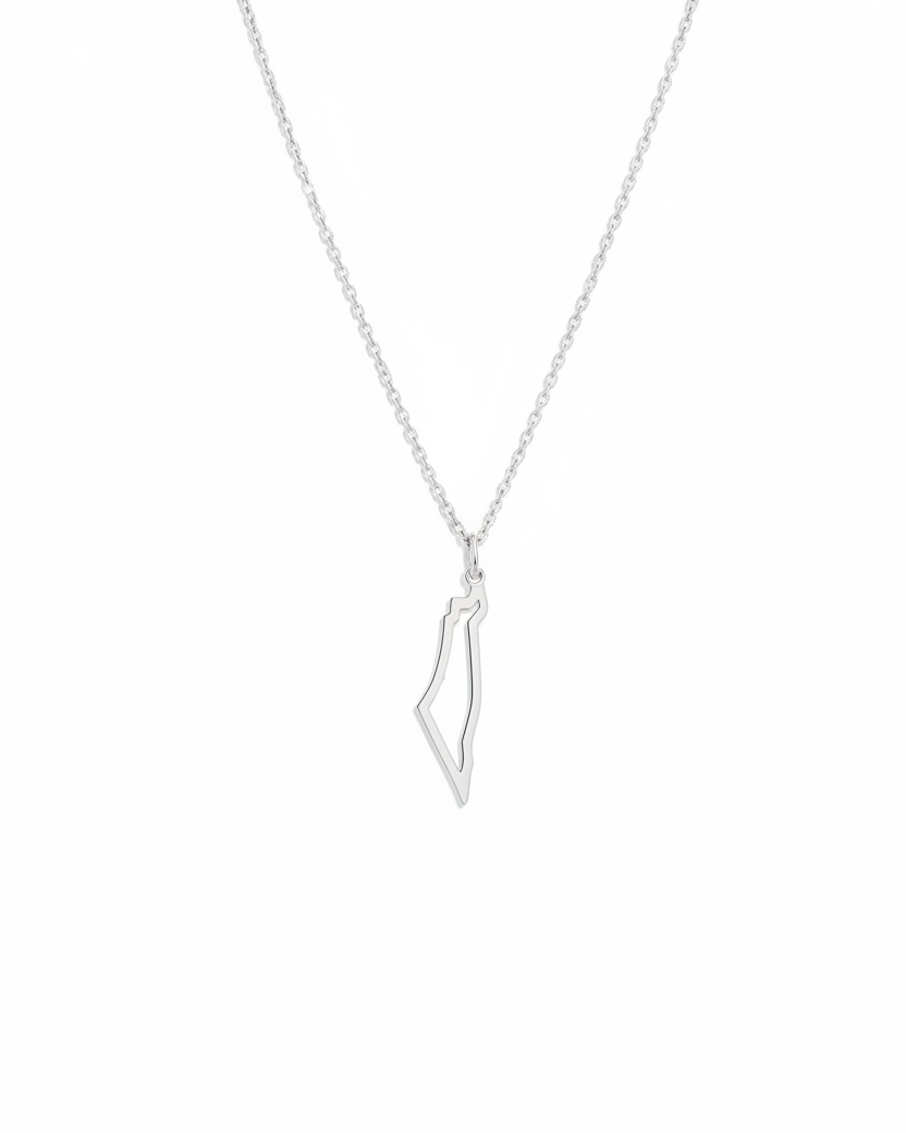 Israel Frame Gold pendant