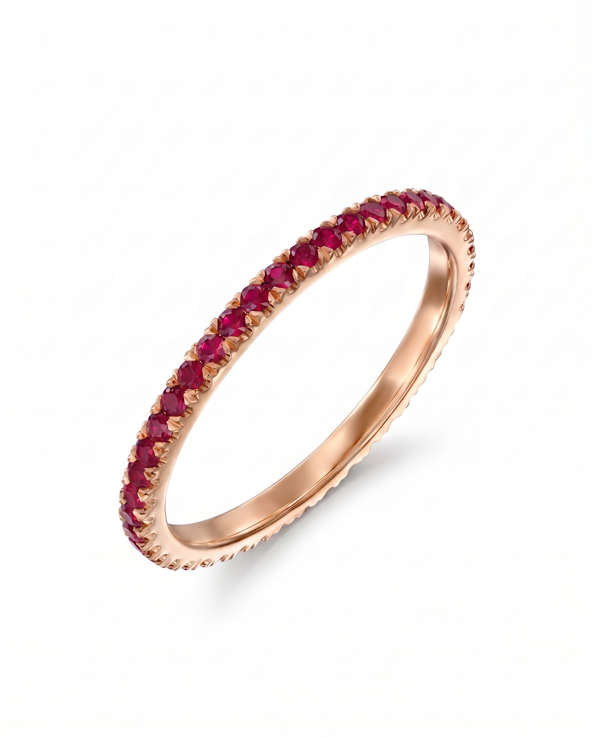Eternity Gold Ring Ruby