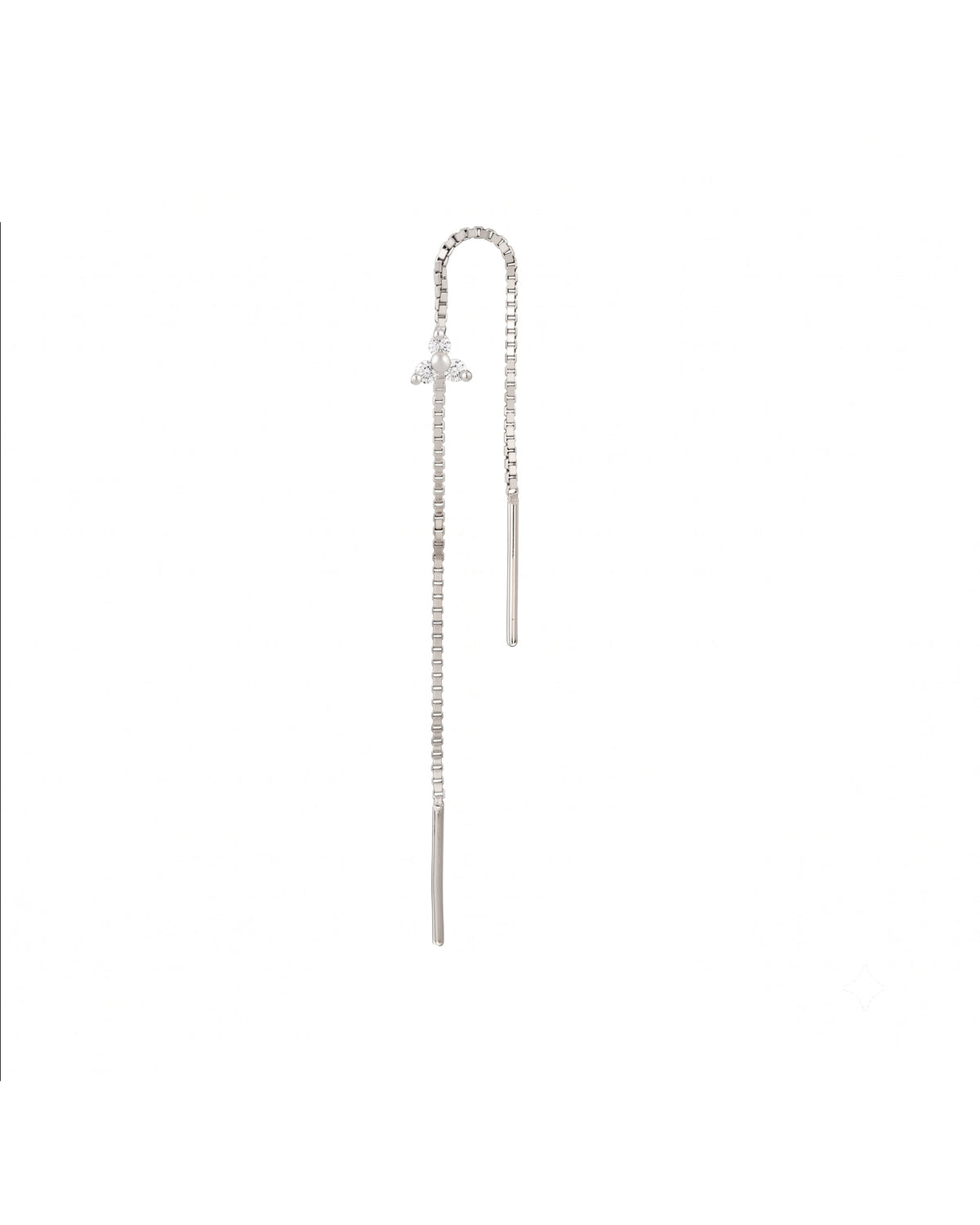 Nina mini grace Earring White Diamond