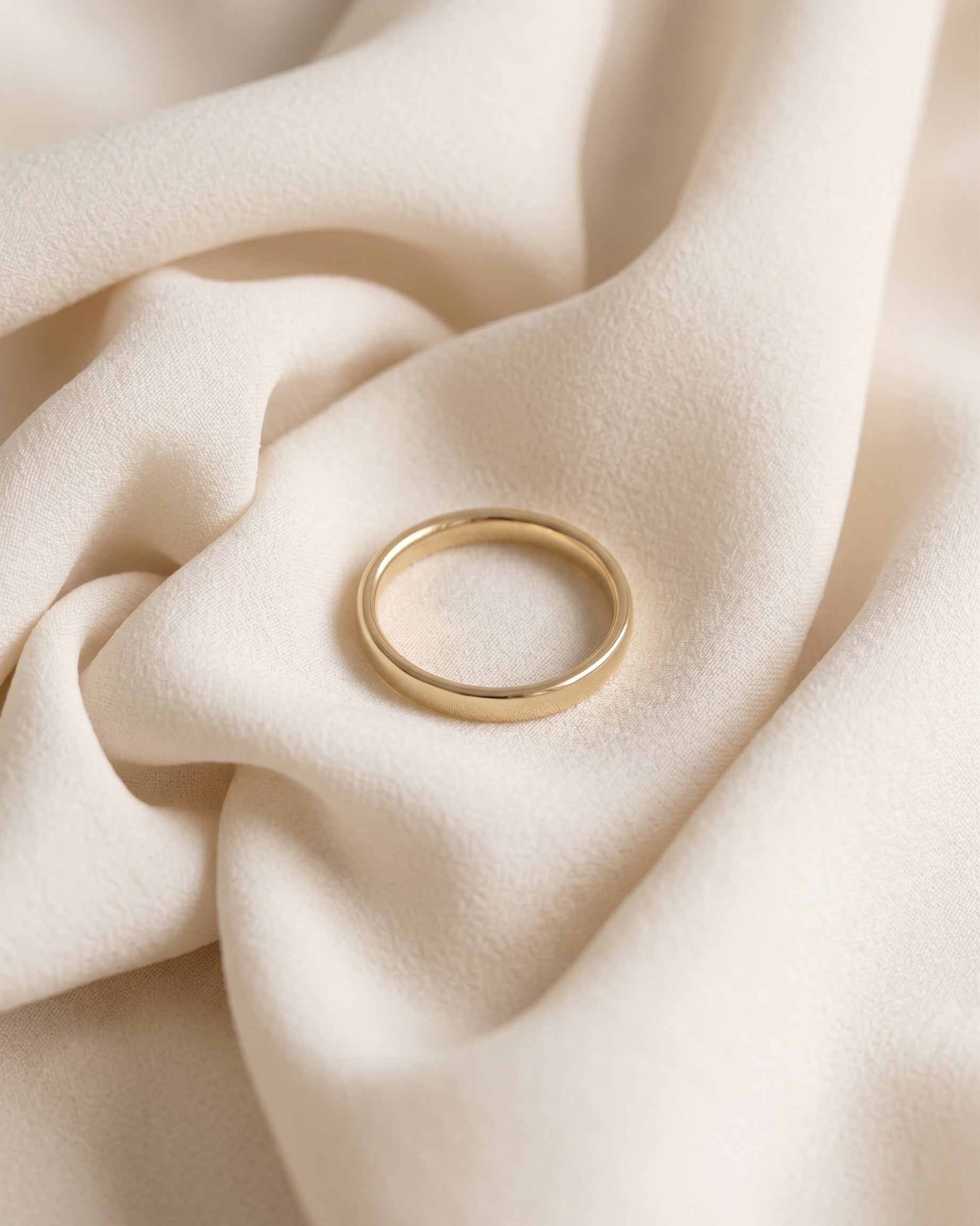 Frankie Gold Wedding Band - 2mm