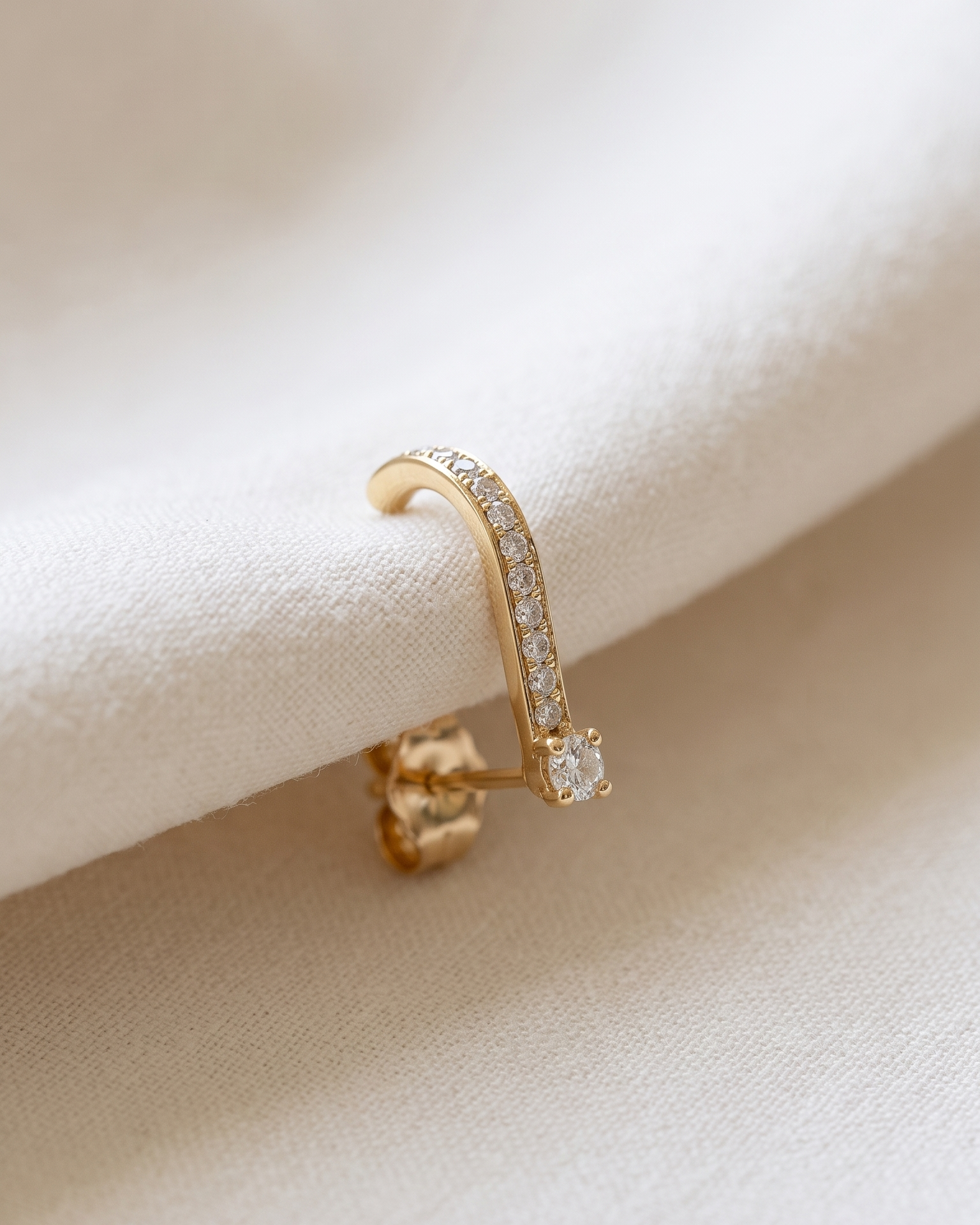Earring 13 - White Diamonds