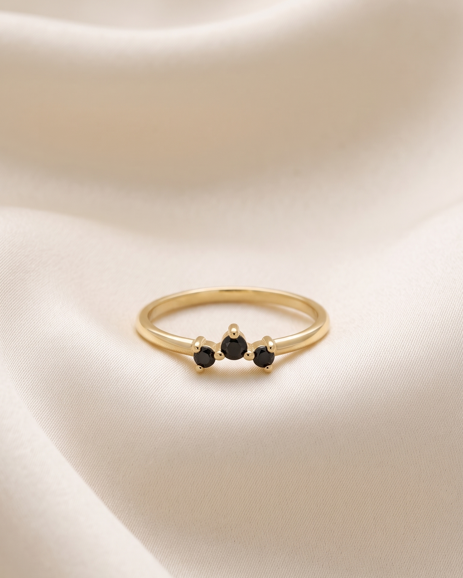 Frida Ring Black Diamonds