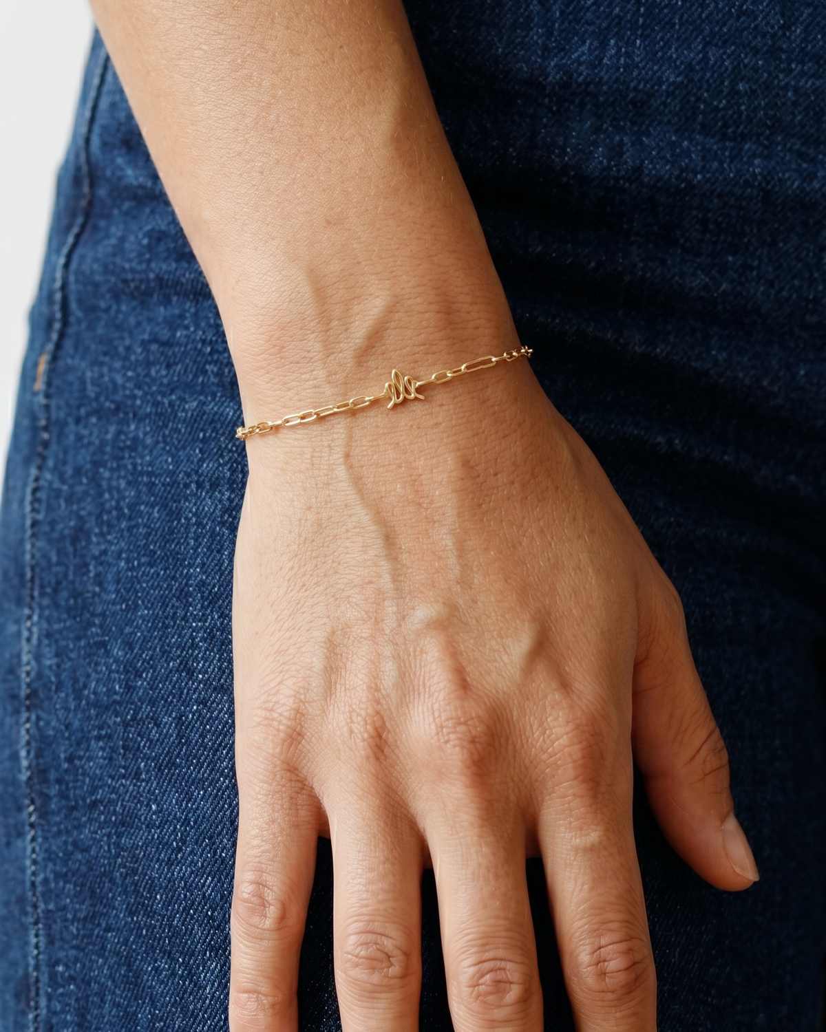 Crown and evil eye Tres Bracelet