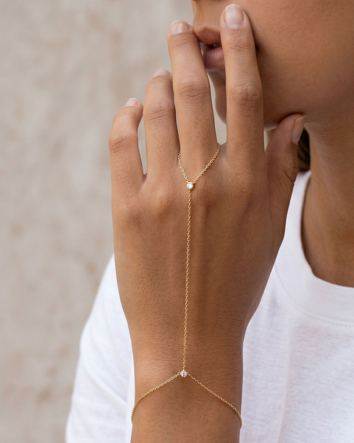 Hand Bracelet with Alex