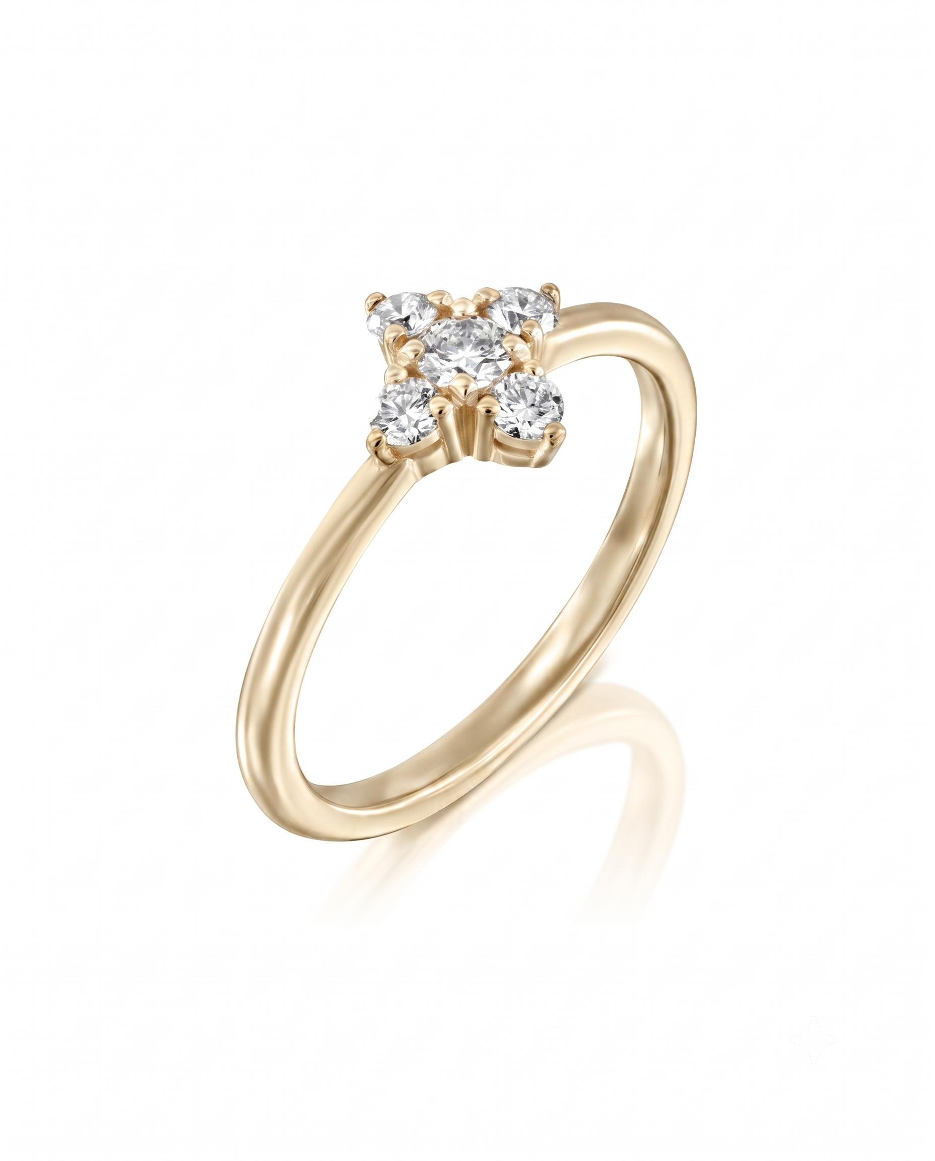 Eliana White Gold and Diamonds Ring