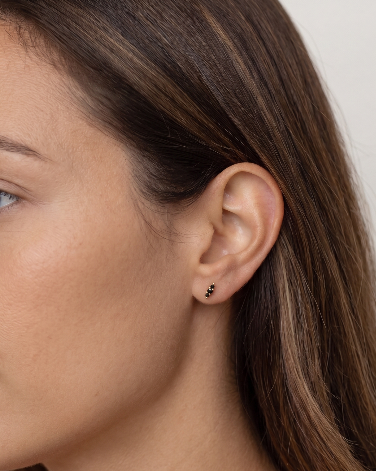 Audrey Earring Black Diamonds