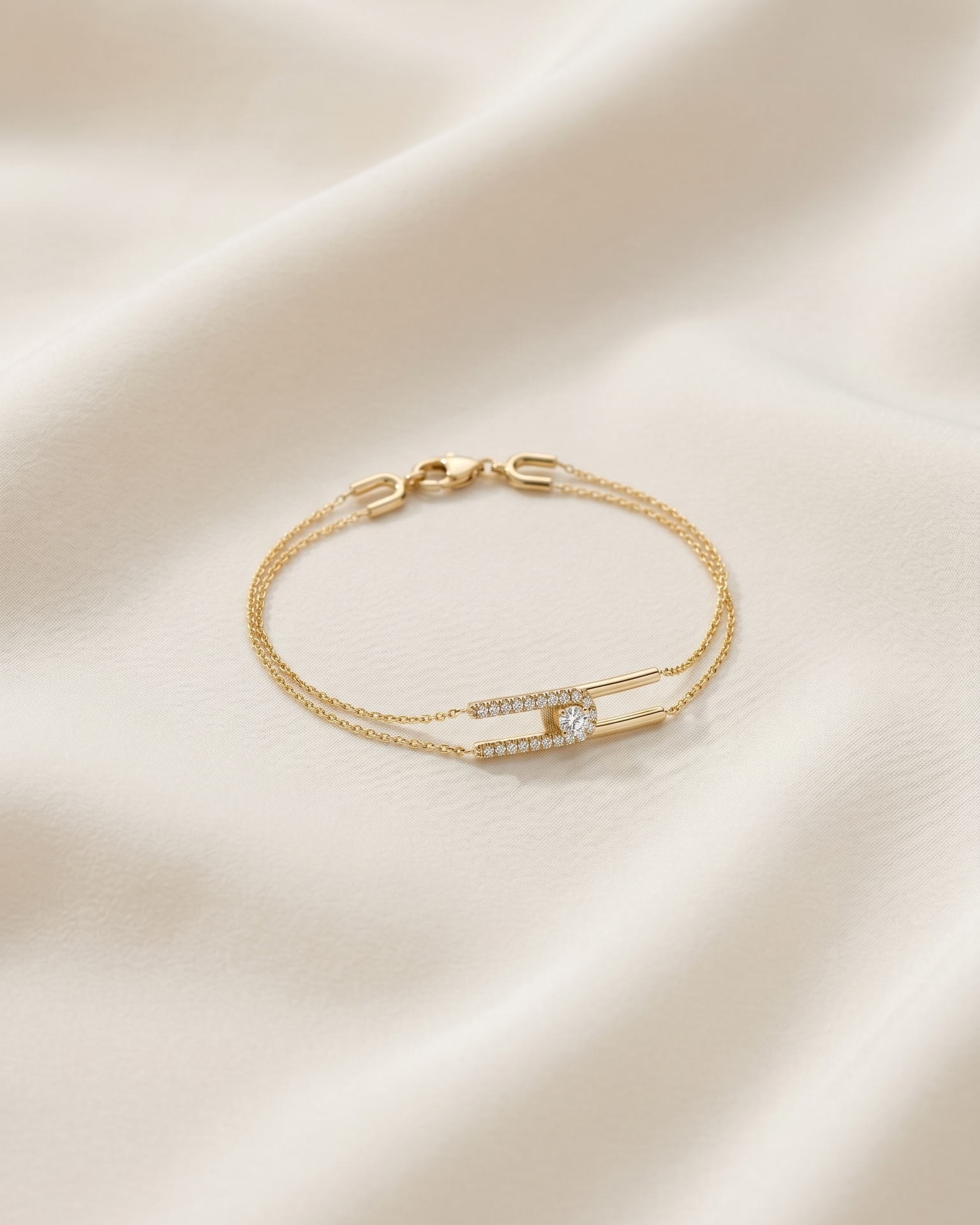 Bracelet 08 - White Diamonds