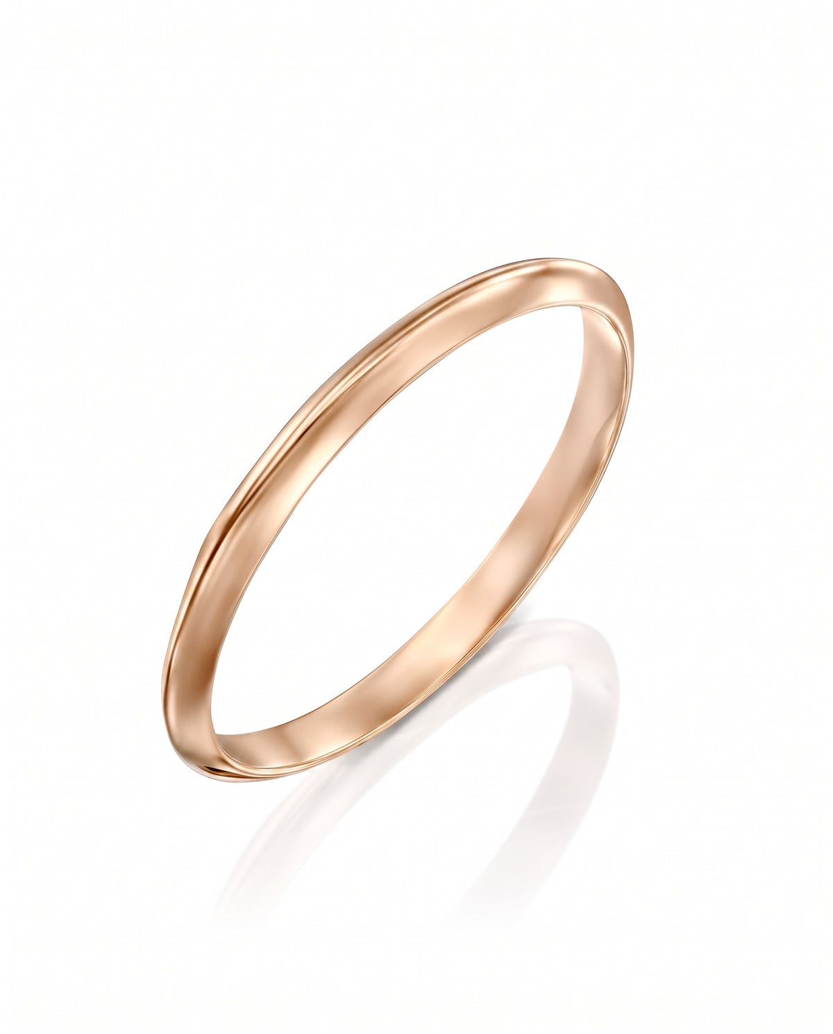 Jodie Gold Wedding Band - 2mm