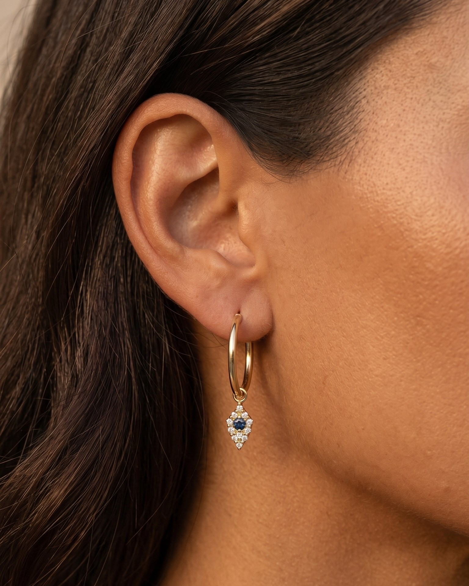 Chris Gold Hoop Earring