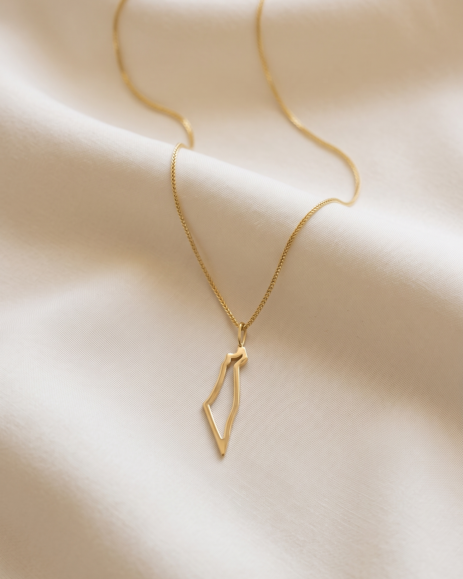 Israel Frame Gold pendant