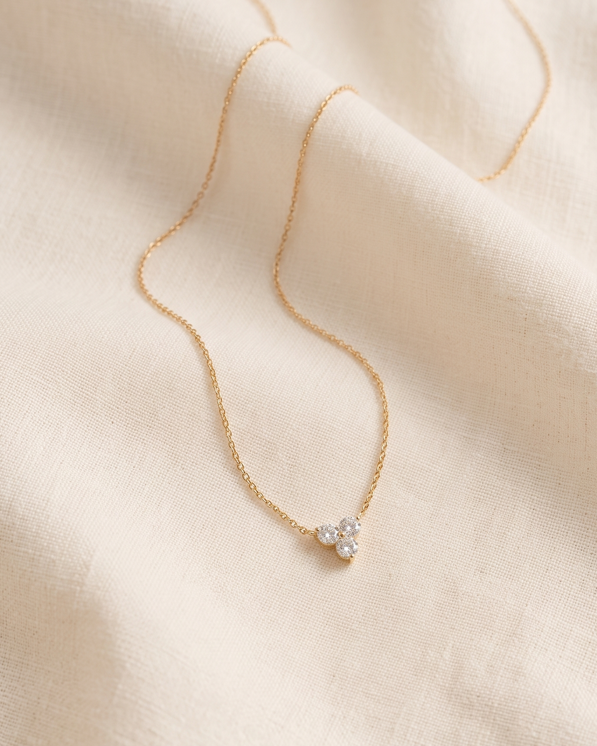 Grace Necklace White Diamonds
