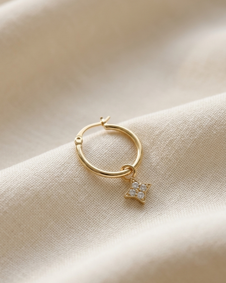 Hoop Venus Gold Earring