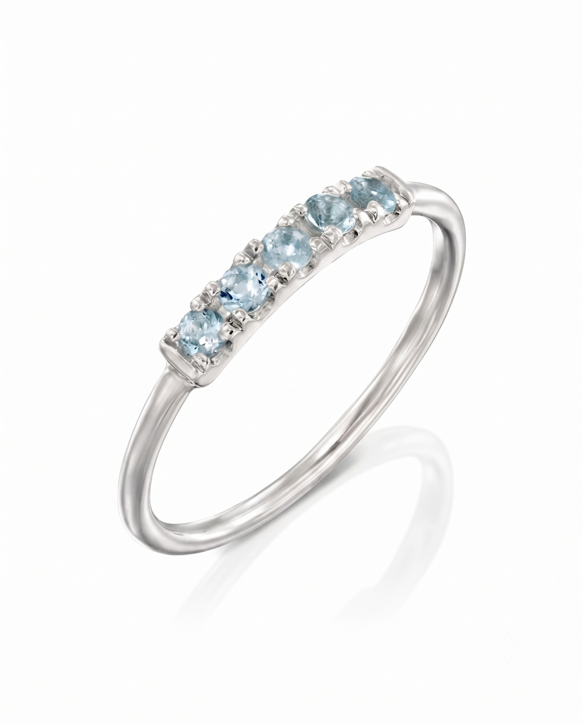 Candy Ring with aquamarine