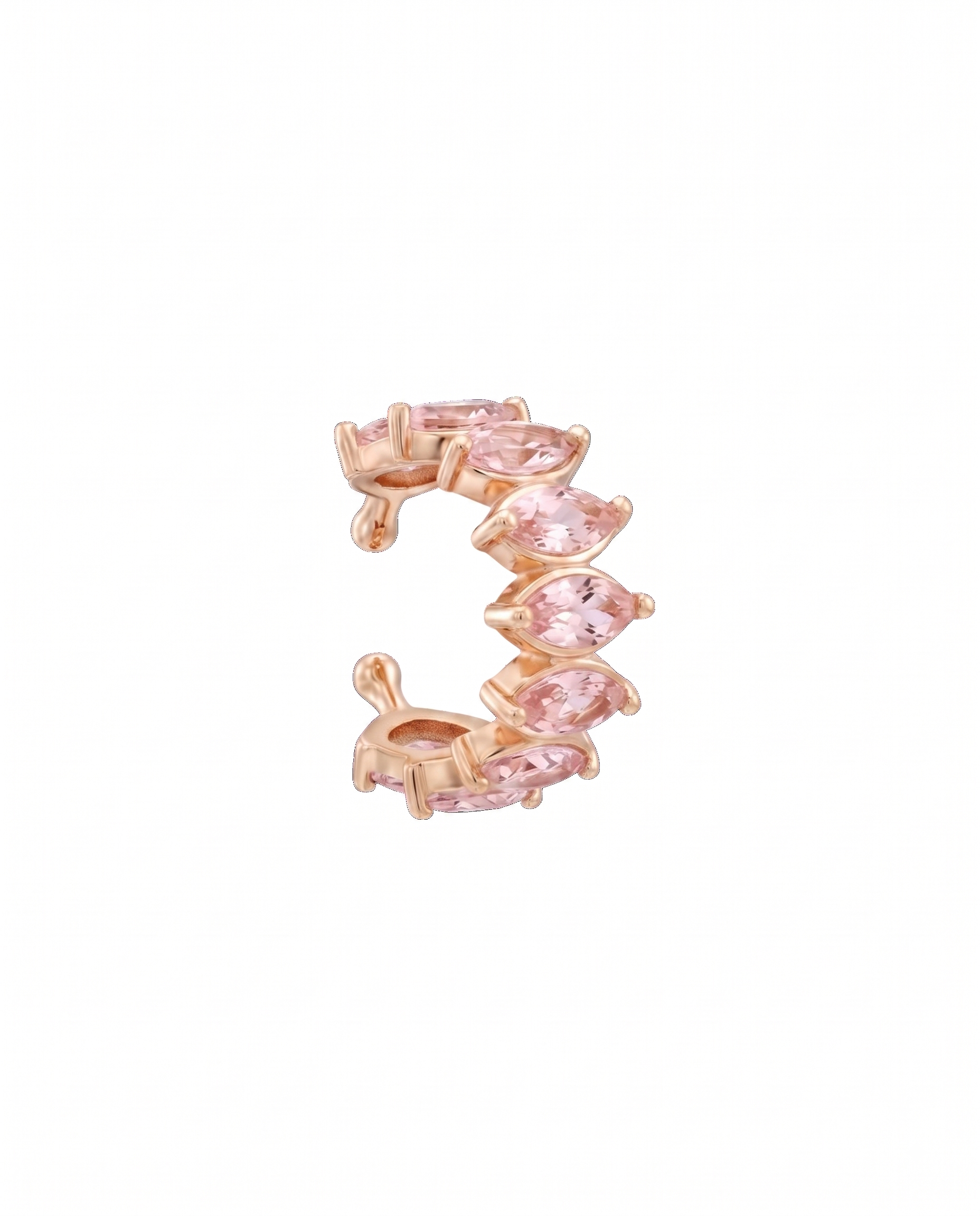 Ear Cuff - Adel pink sapphires