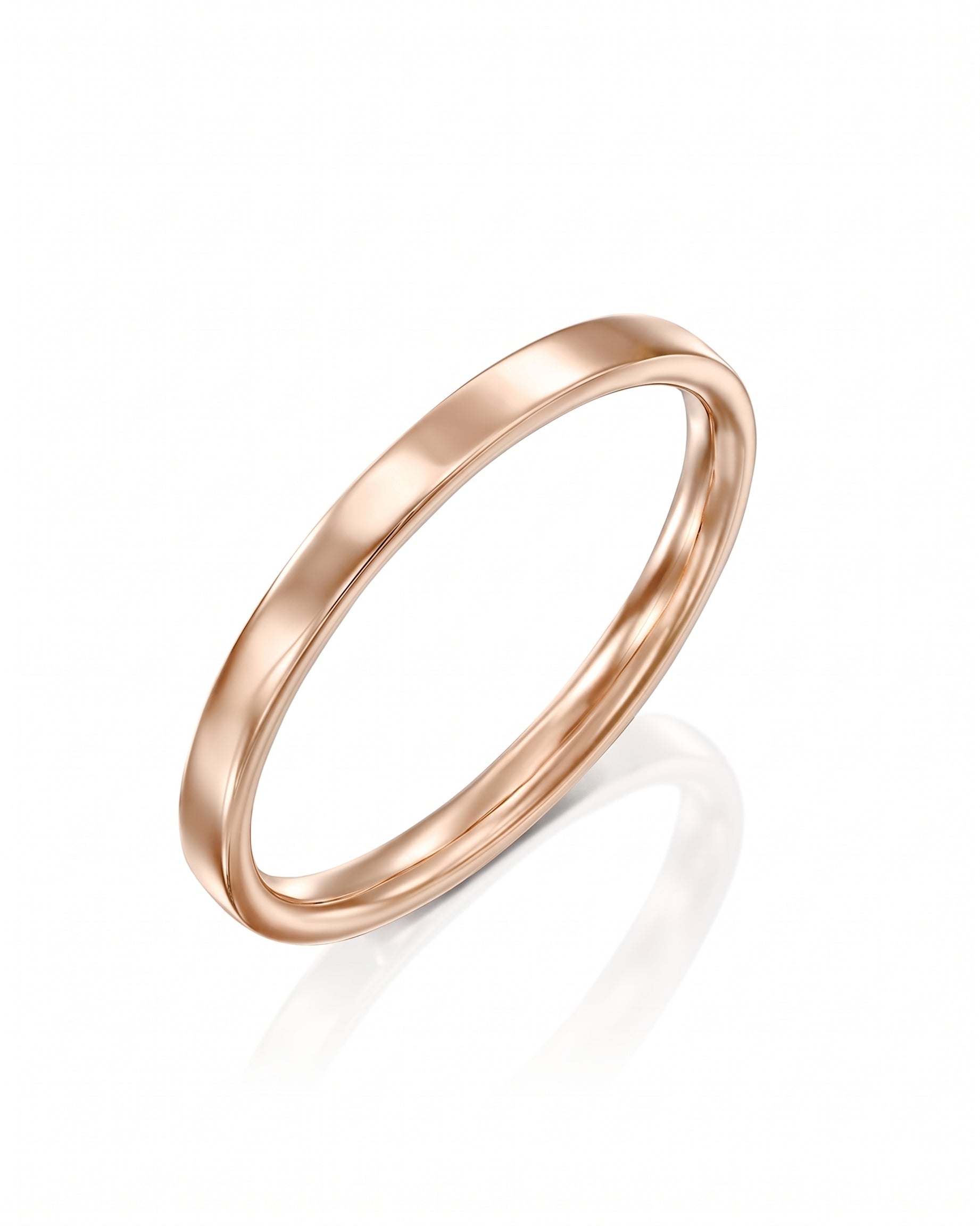 Frankie Gold Wedding Band - 2mm