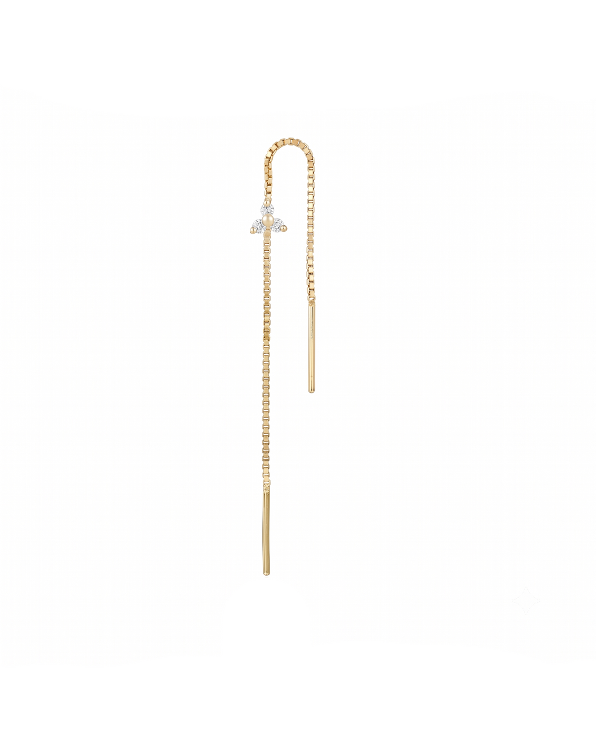 Nina mini grace Earring White Diamond