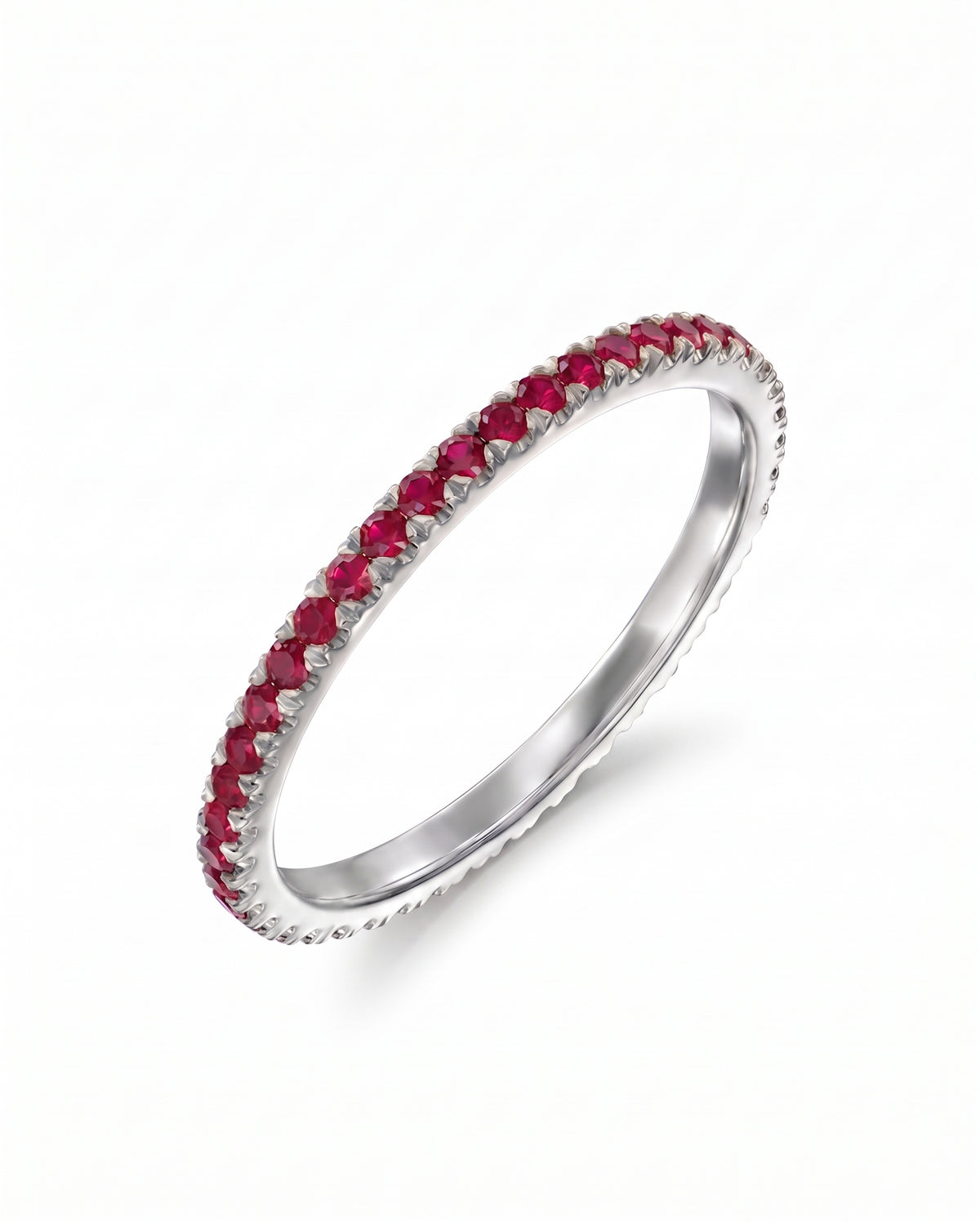 Eternity Gold Ring Ruby