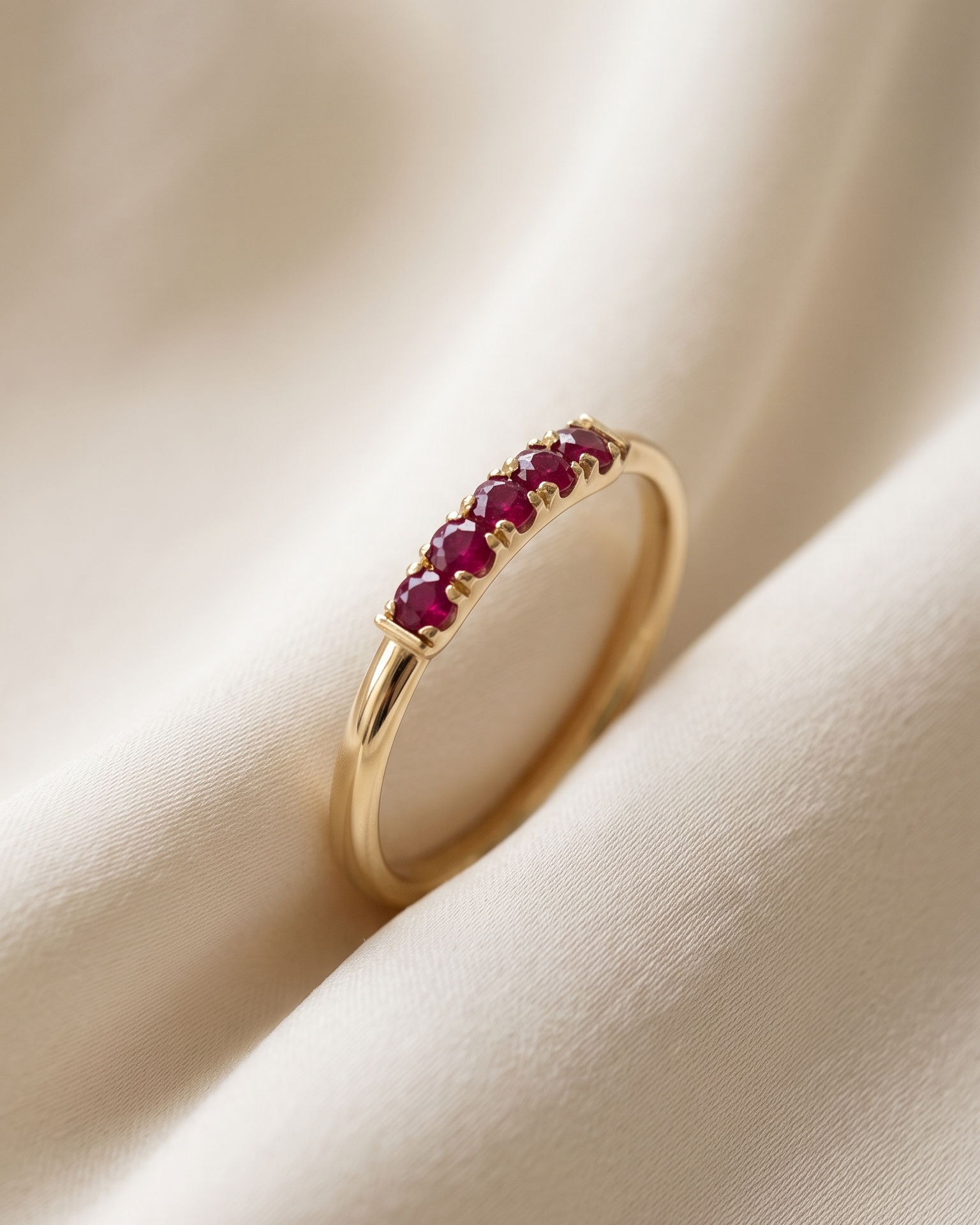 Candy Gold Ring With Ruby