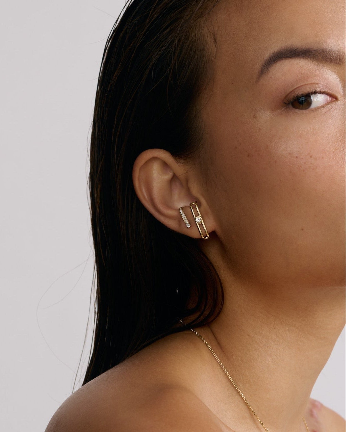 Earring 13 - White Diamonds