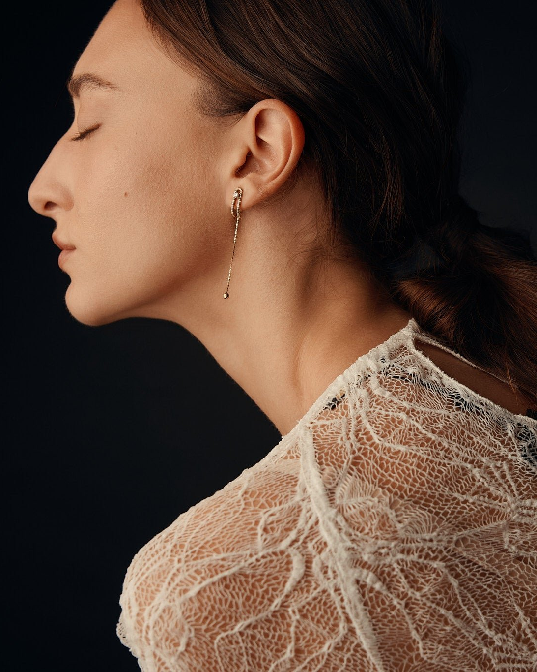 Earring 11 - White Diamonds