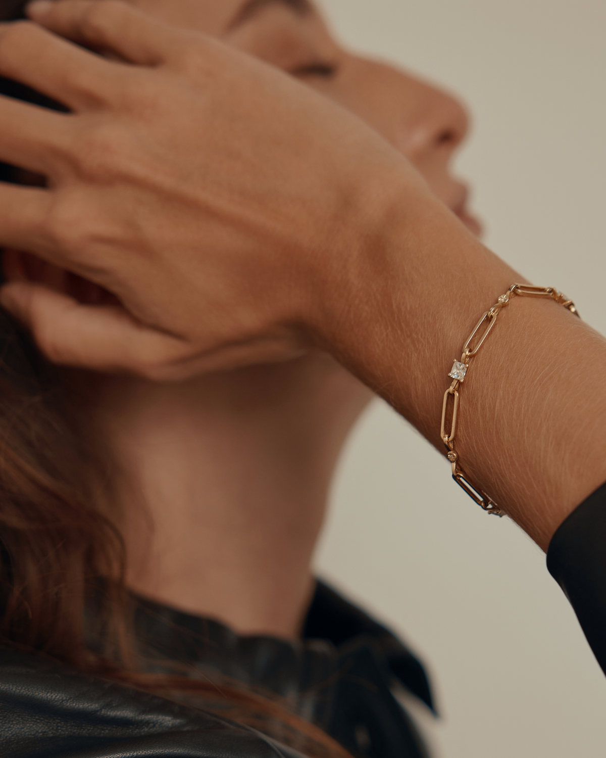 Nora bracelet white diamonds
