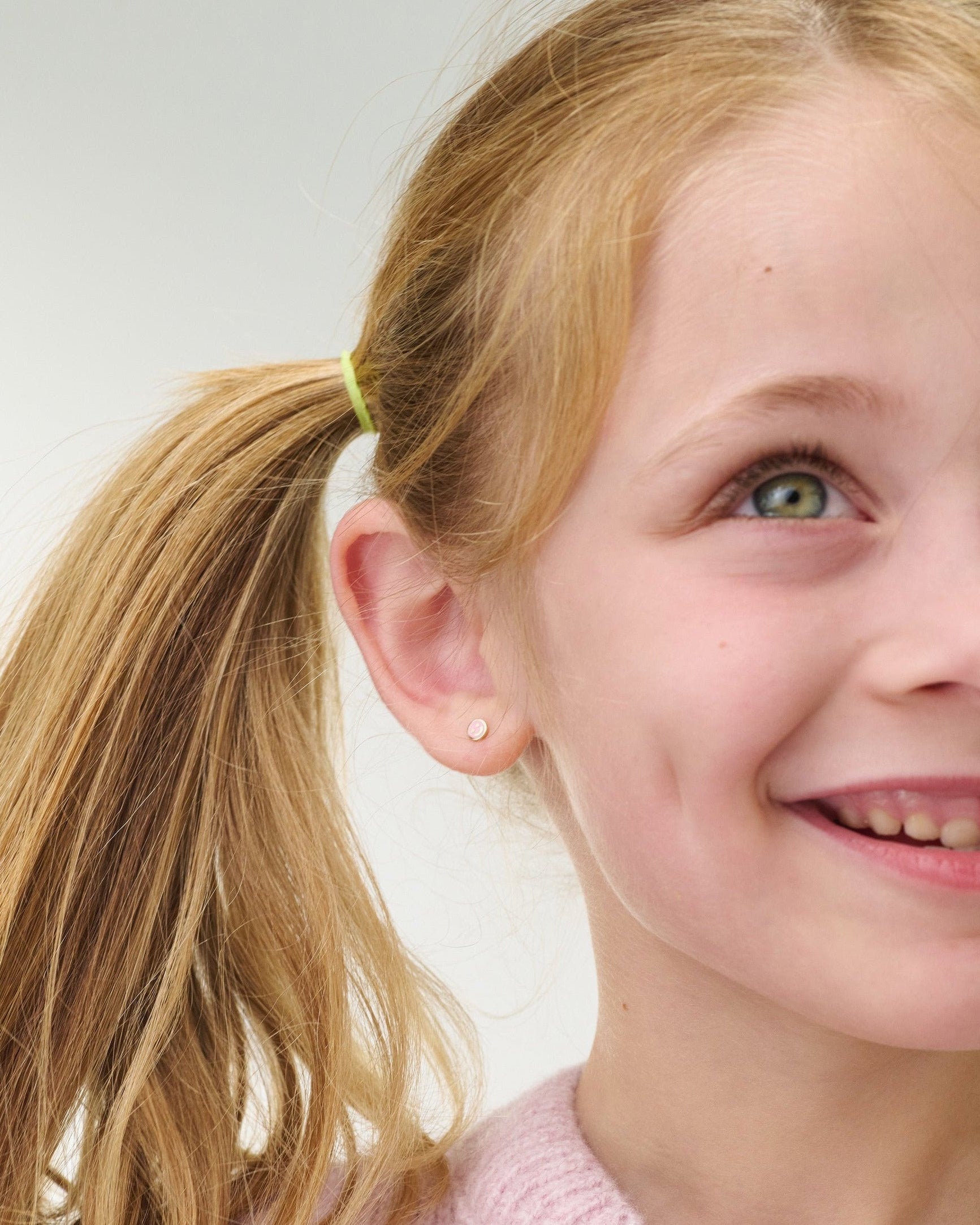Smiley Gold Earring