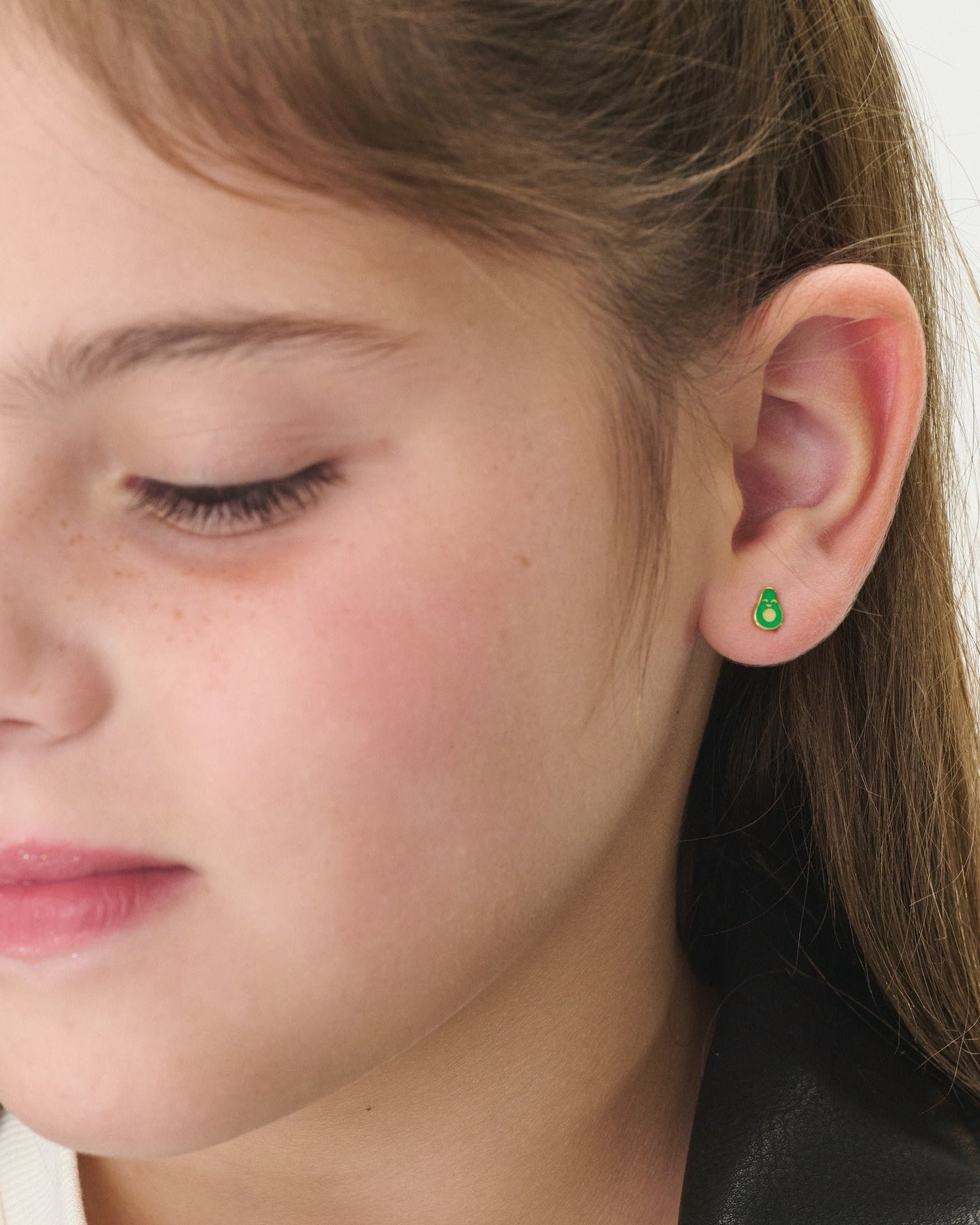 Avocado Gold Earring