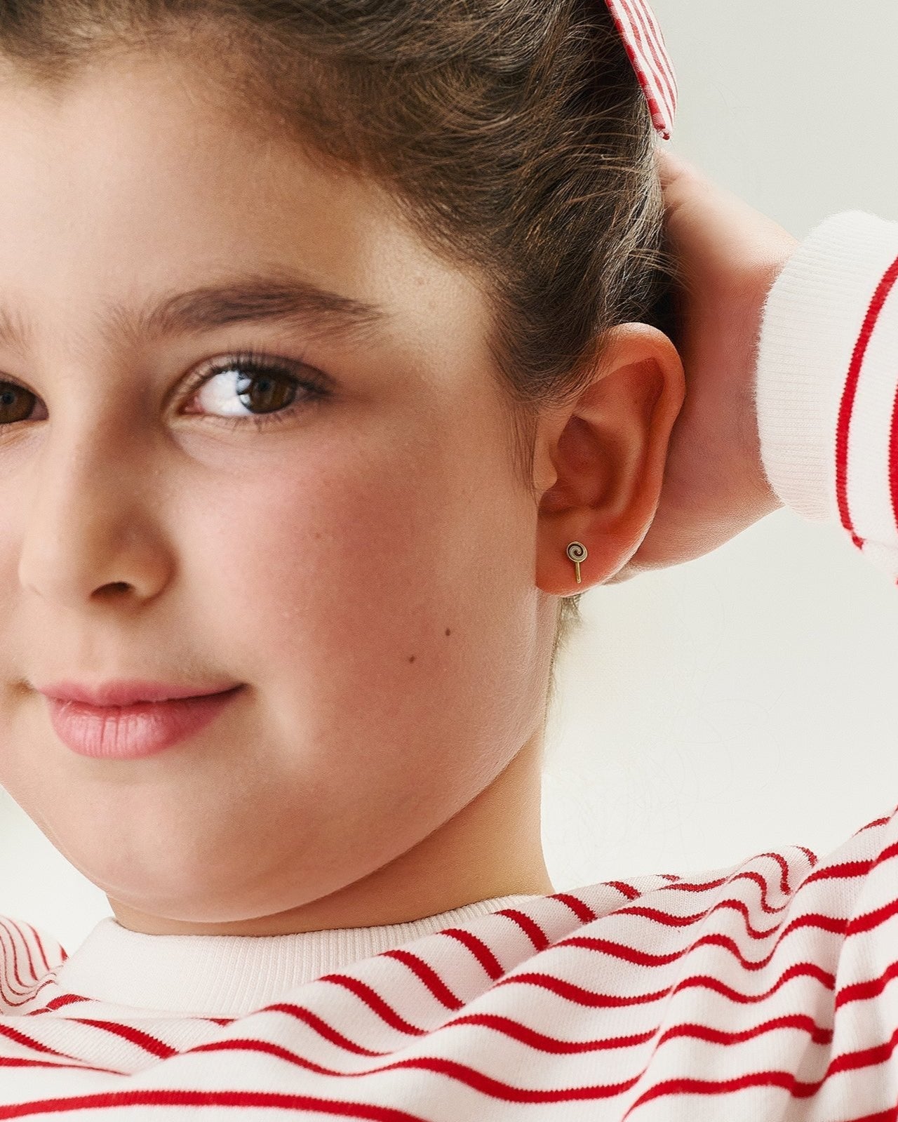 Lollipop Gold Earring