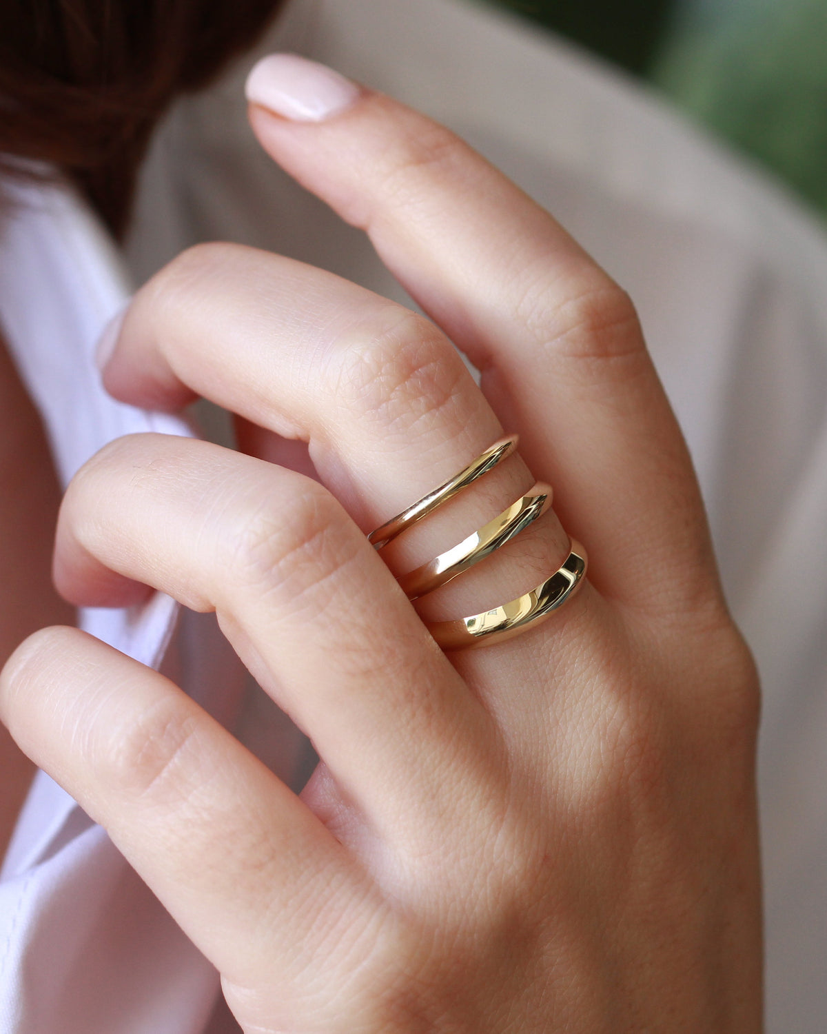 Jodie Gold Wedding Band - 4mm