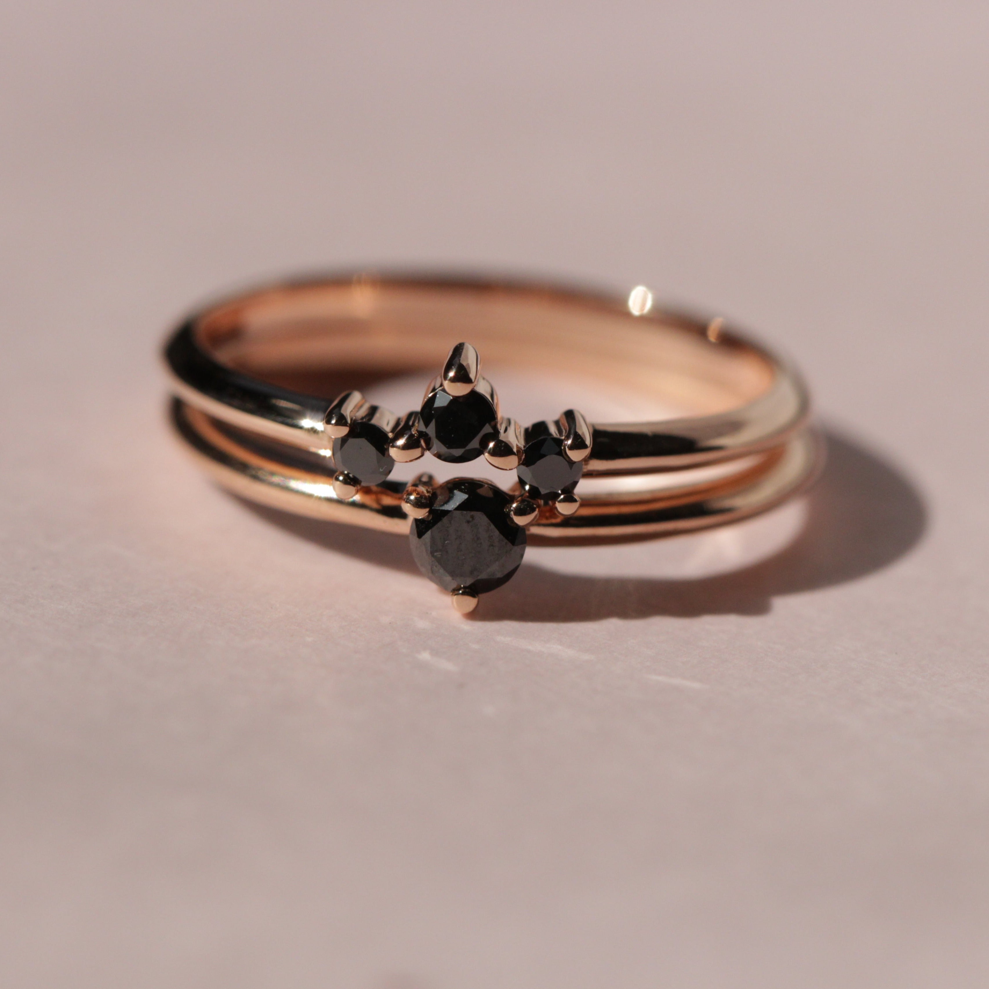 Frida Ring Black Diamonds