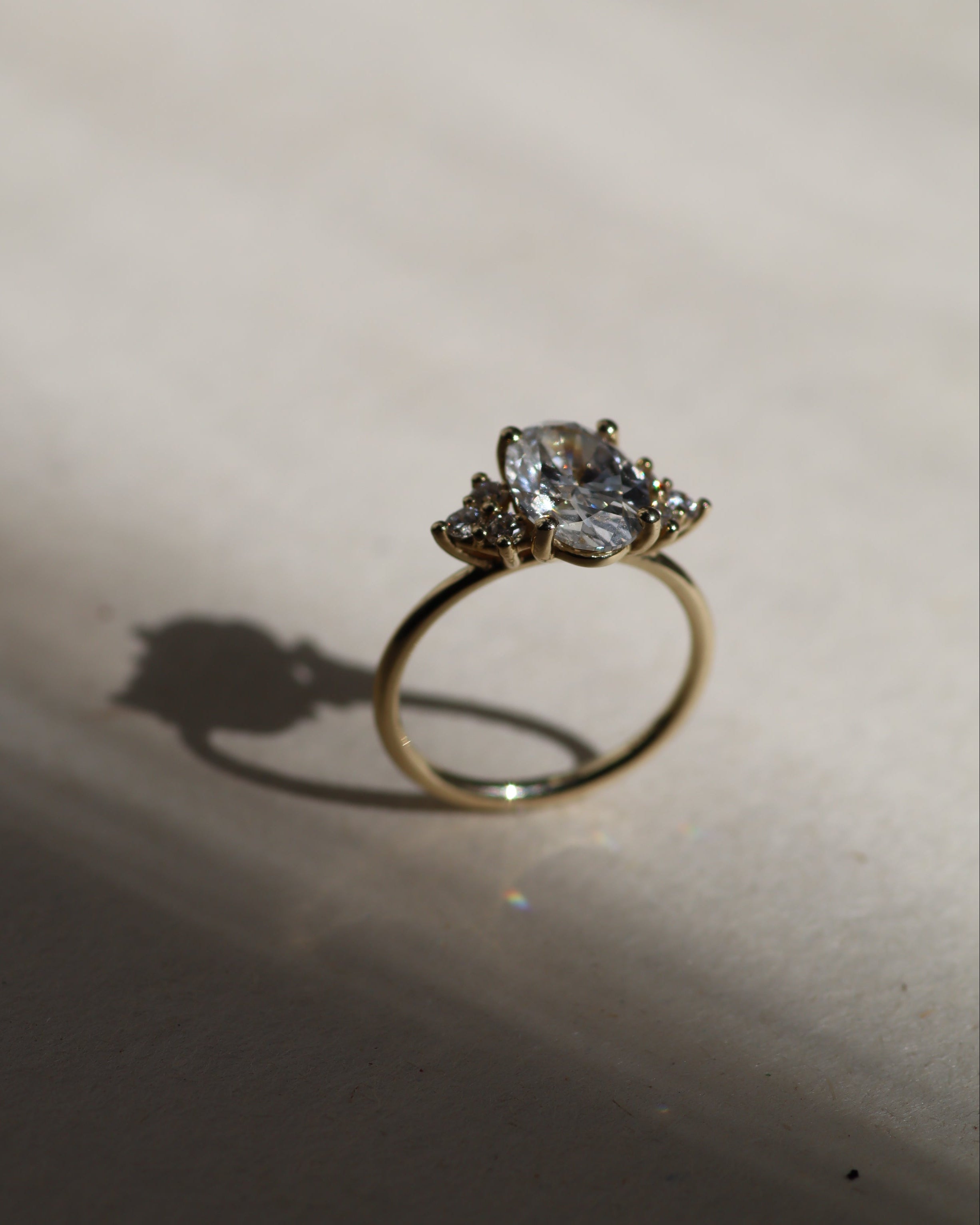 Priscilla Gold Ring Diamonds