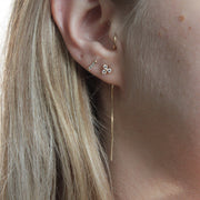 Grace Noni White Diamond Earring