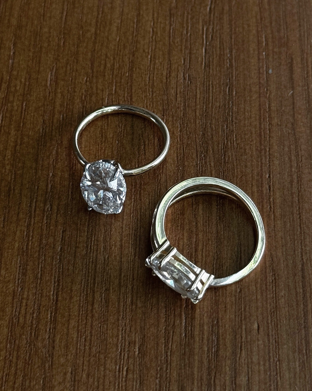 Becka ring With Lab White Diamond