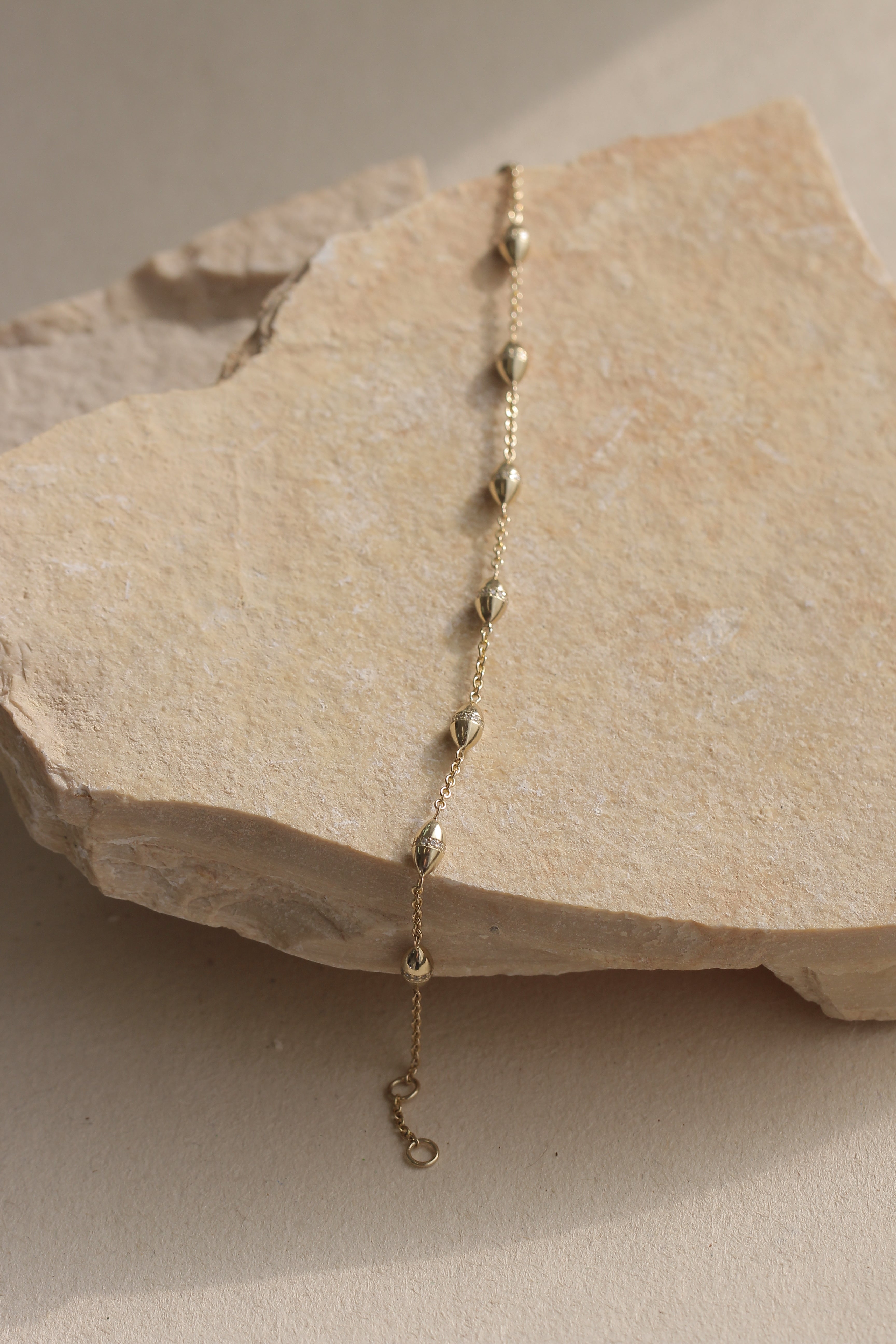 Arcoco Encrusted Bracelet White Diamonds