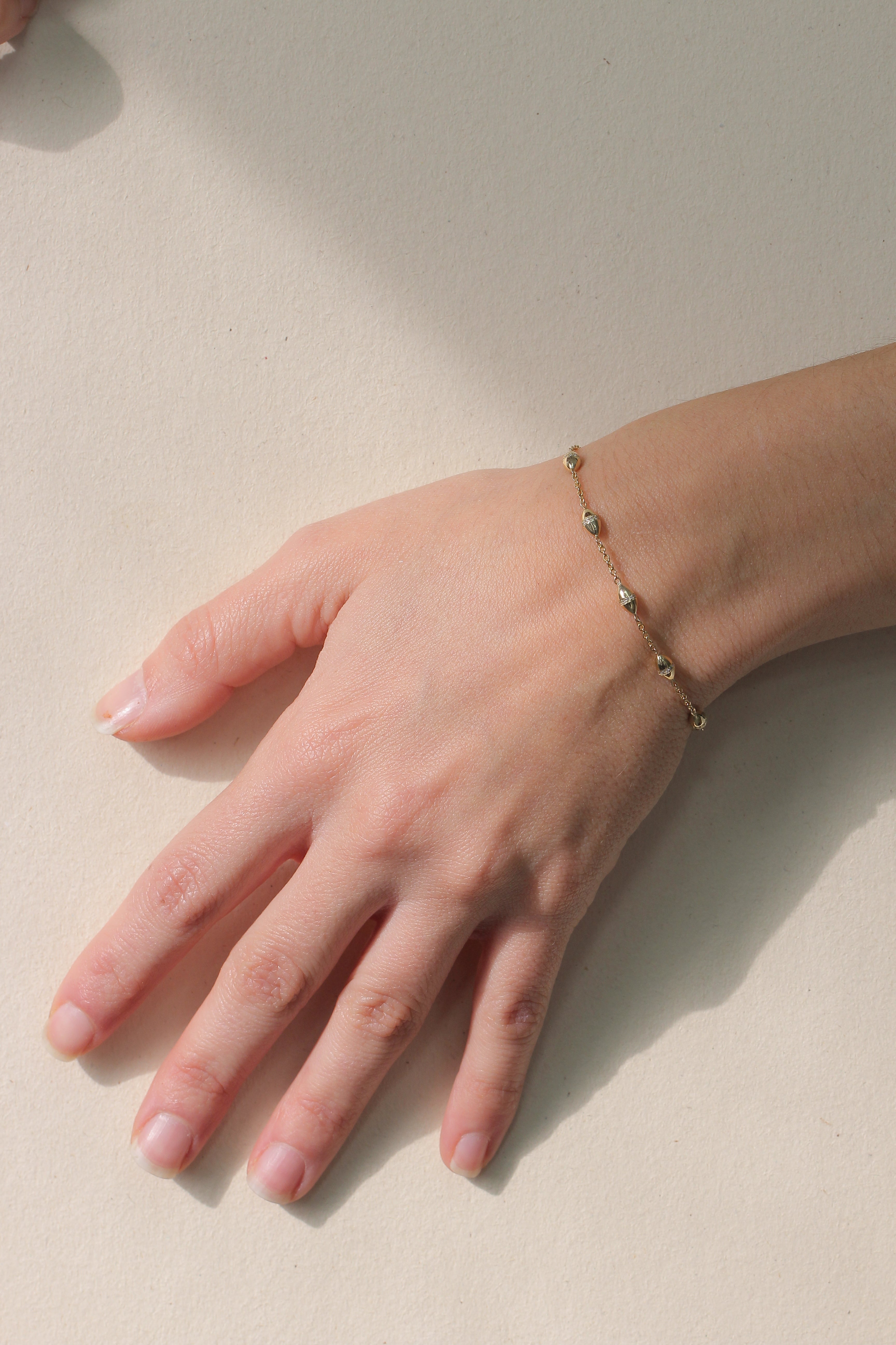 Arcoco Encrusted Bracelet White Diamonds