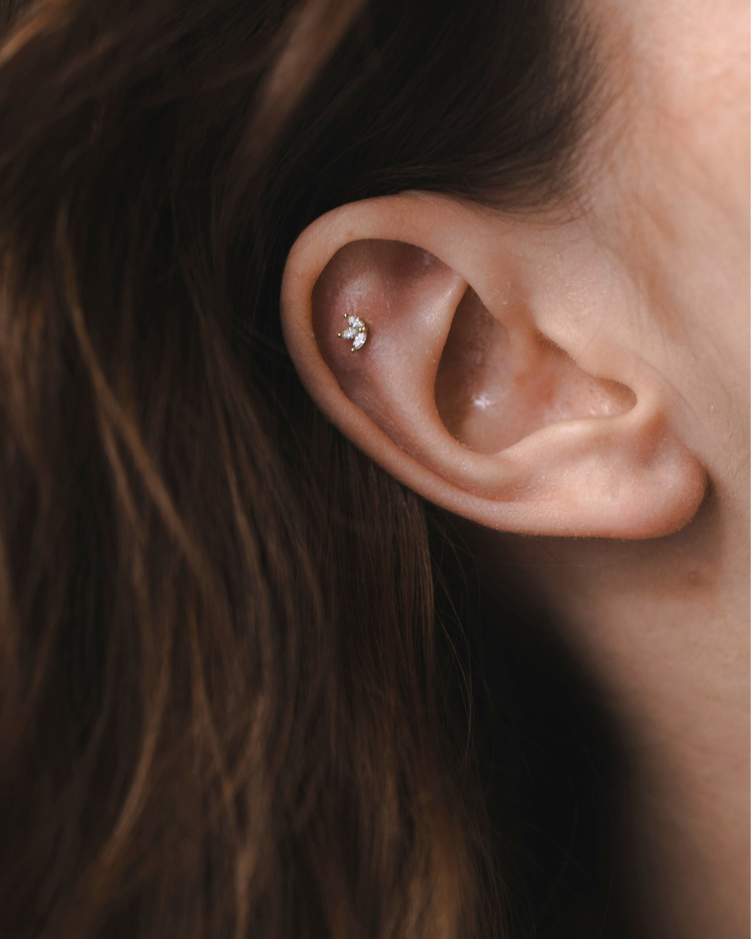 Mini Francoise Piercing White Diamonds