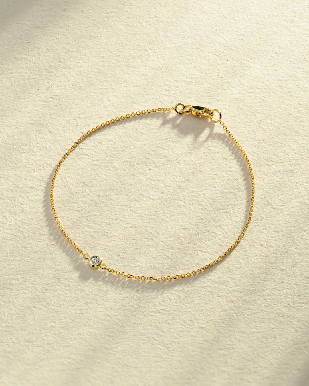 Alexix Gold Bracelet White Diamonds