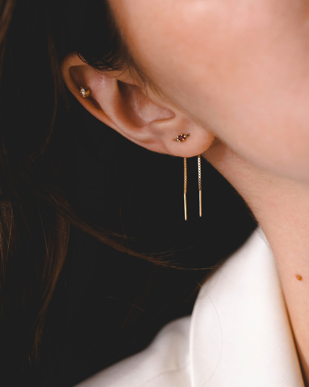 Nina Earring Ruby