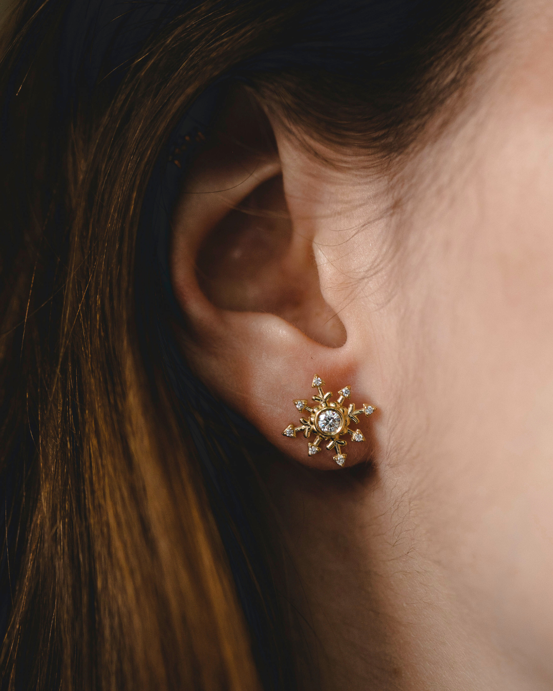 Elsa White Diamonds Earring