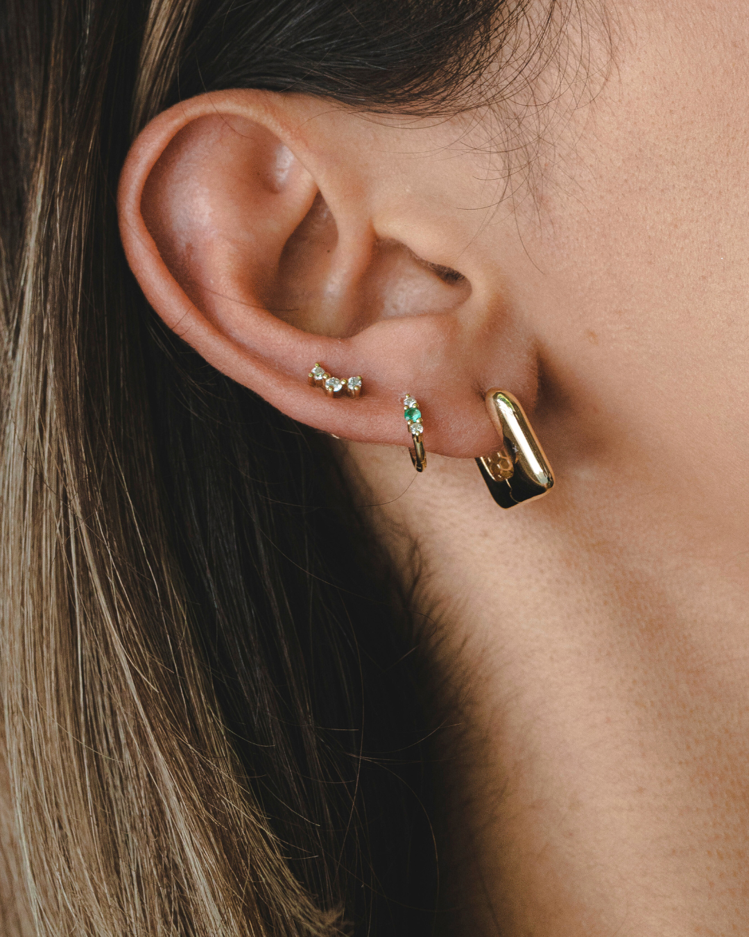 Mandy Gold Hoop Earrings
