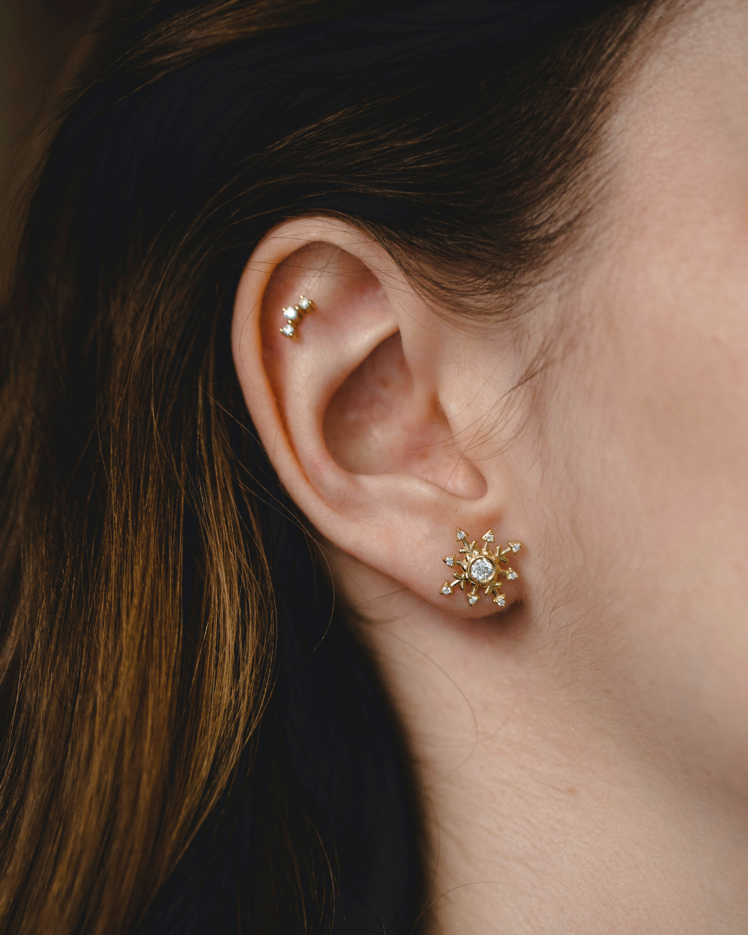 Elsa White Diamonds Earring