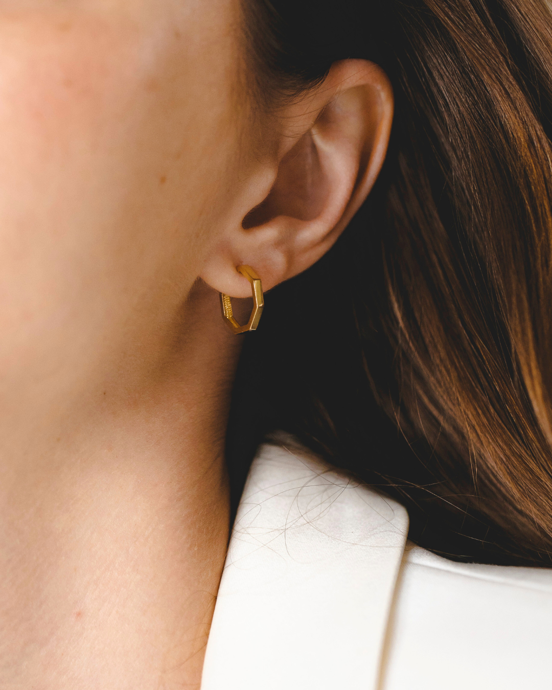Marta gold hoop earrings