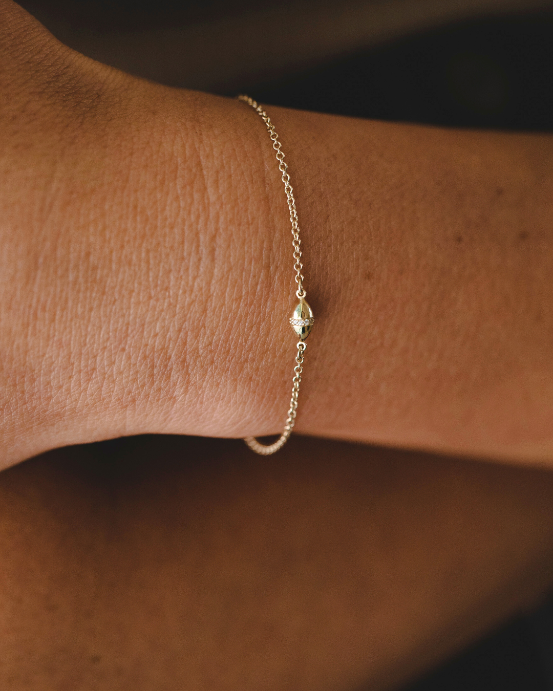 Coco Encrusted Bracelet White Diamonds