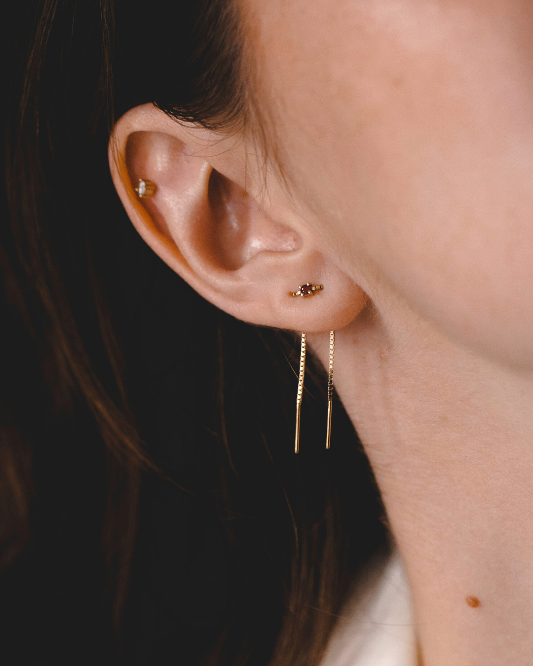 Nina Earring Ruby