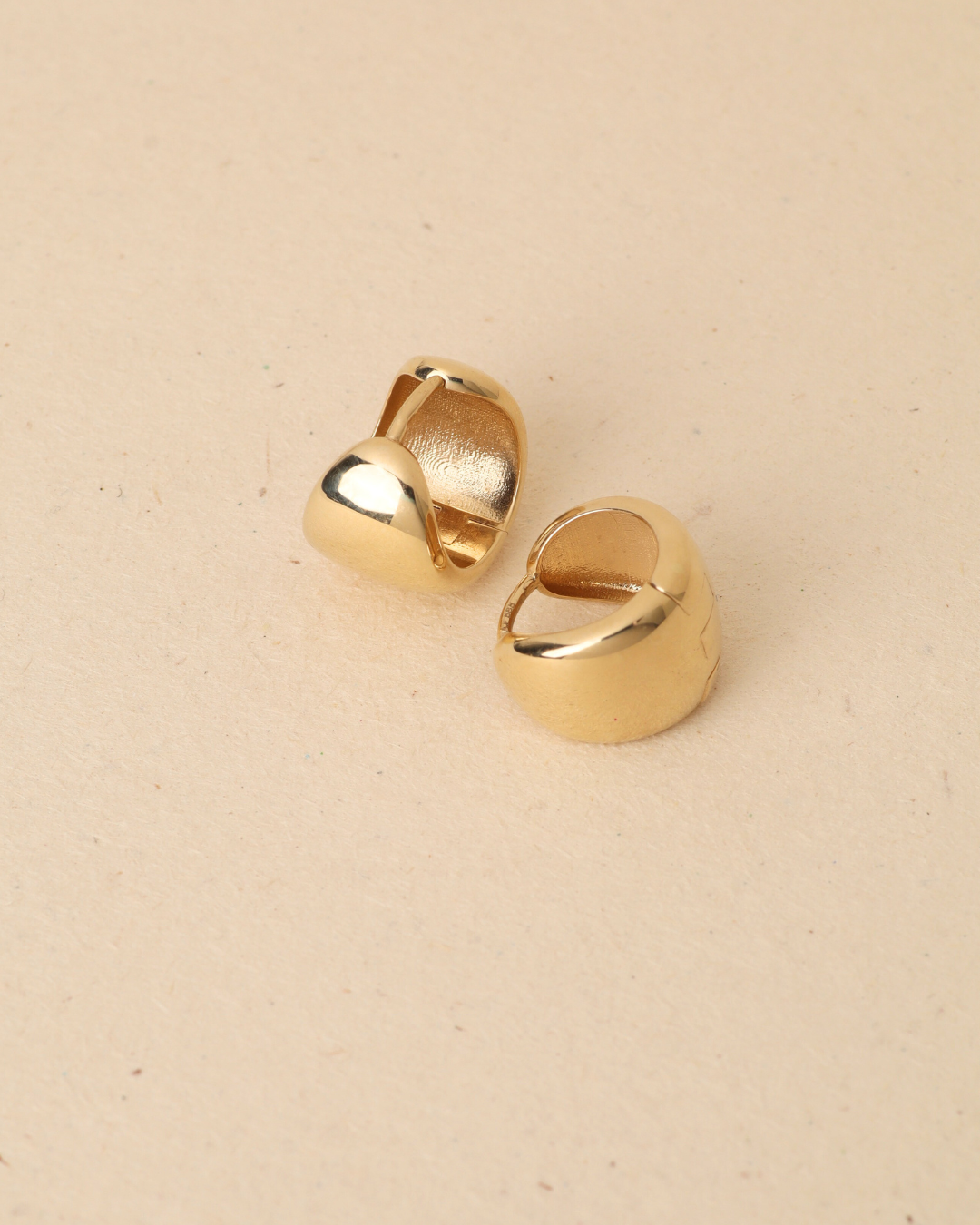 Chelsea gold hoop earrings