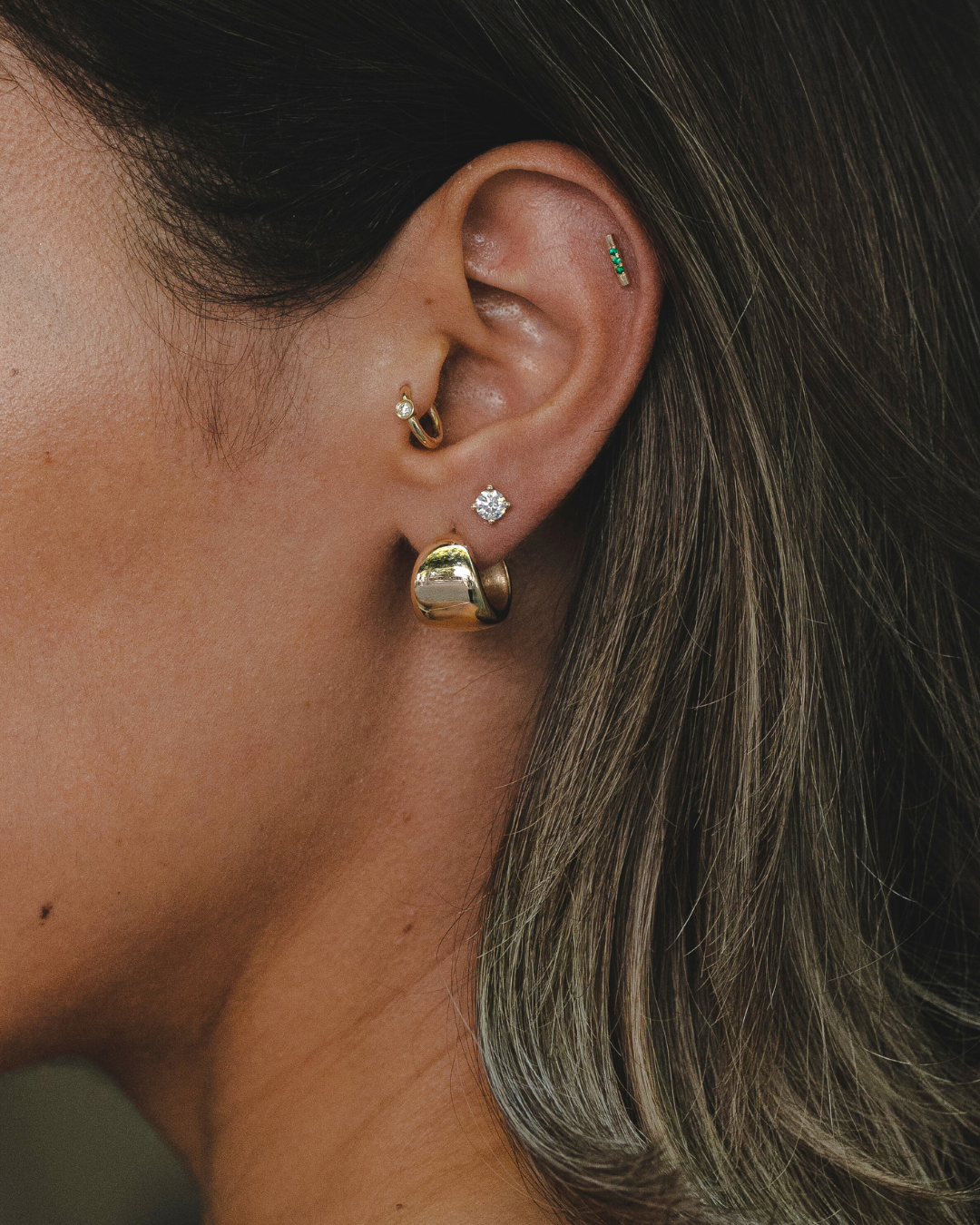 Chelsea Gold Hoop Earrings