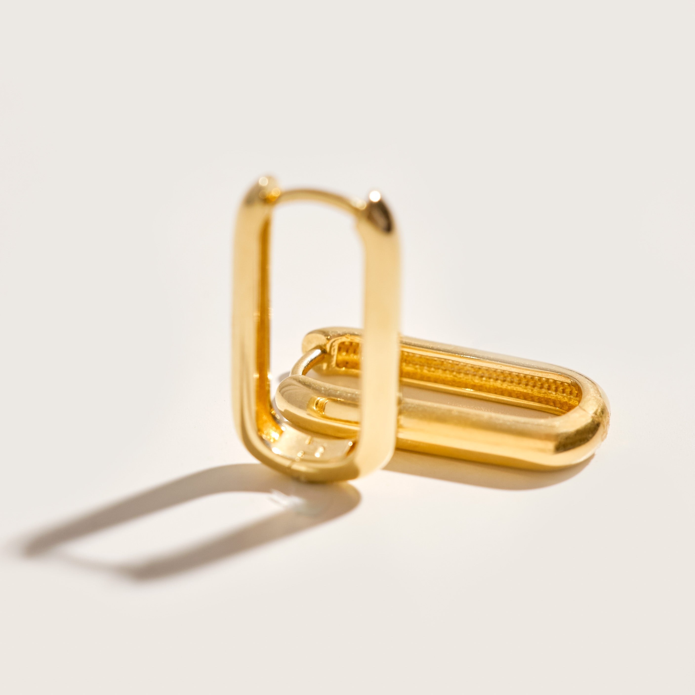 Ava gold hoop earring