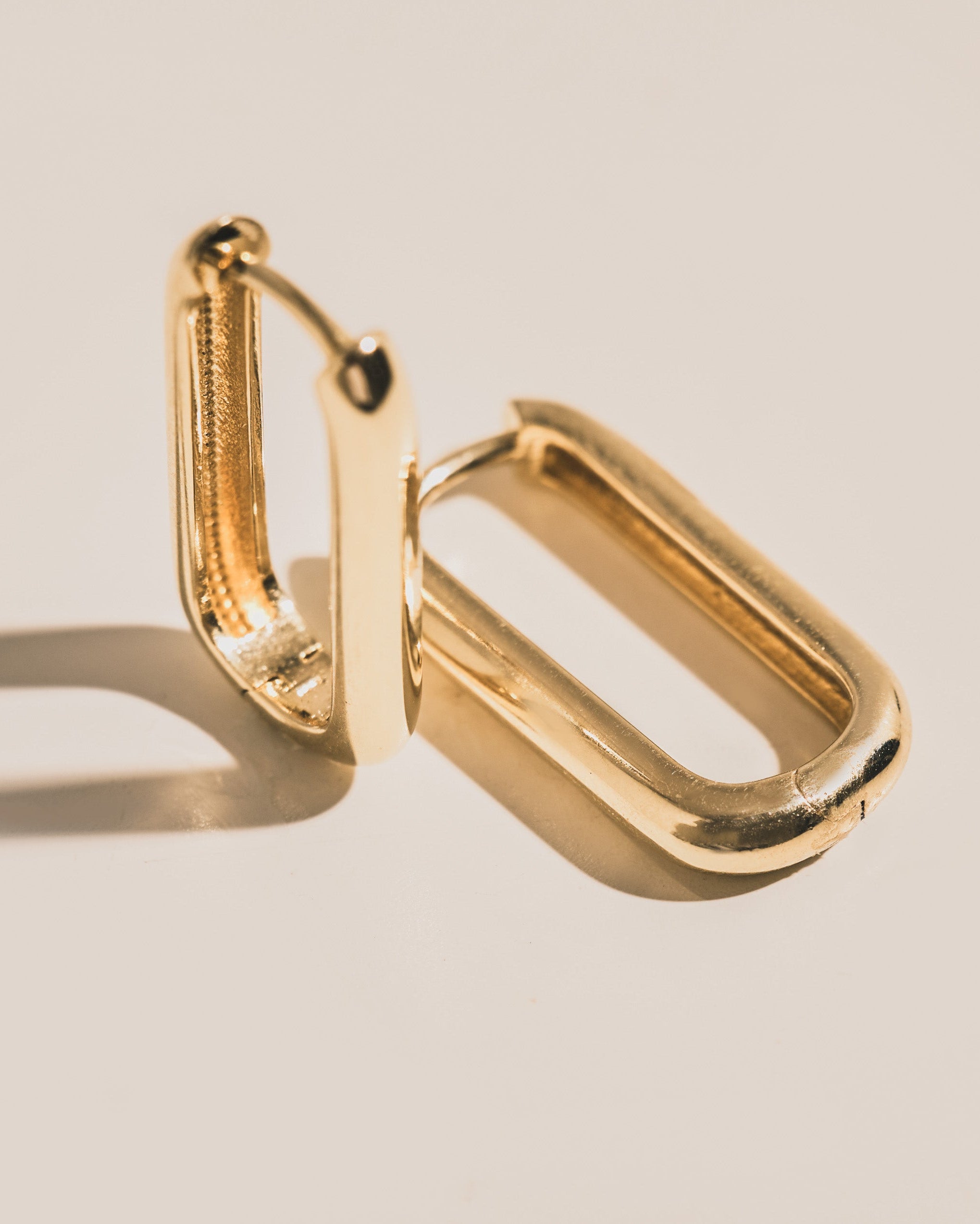 Ava gold hoop earring