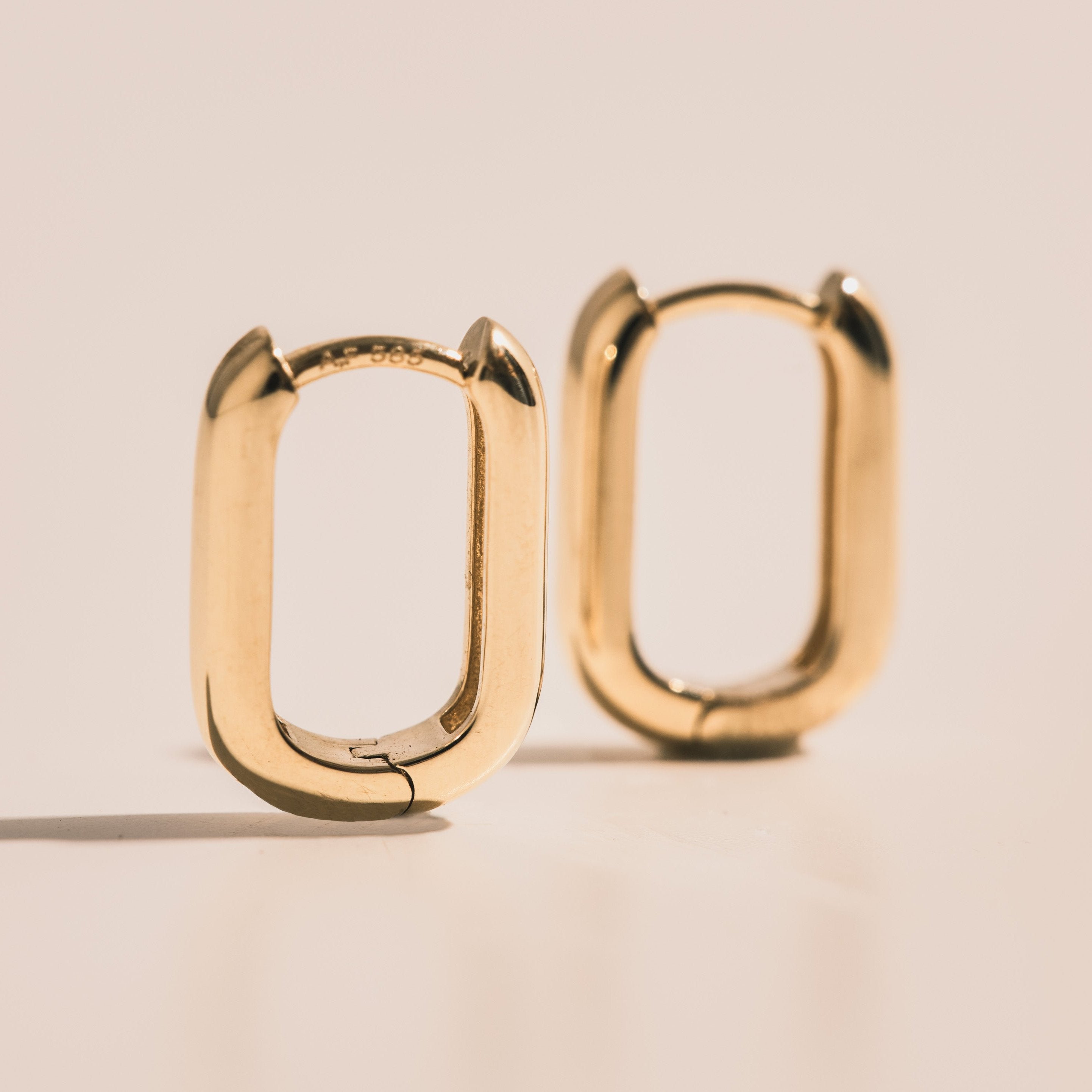 Ava gold hoop earring