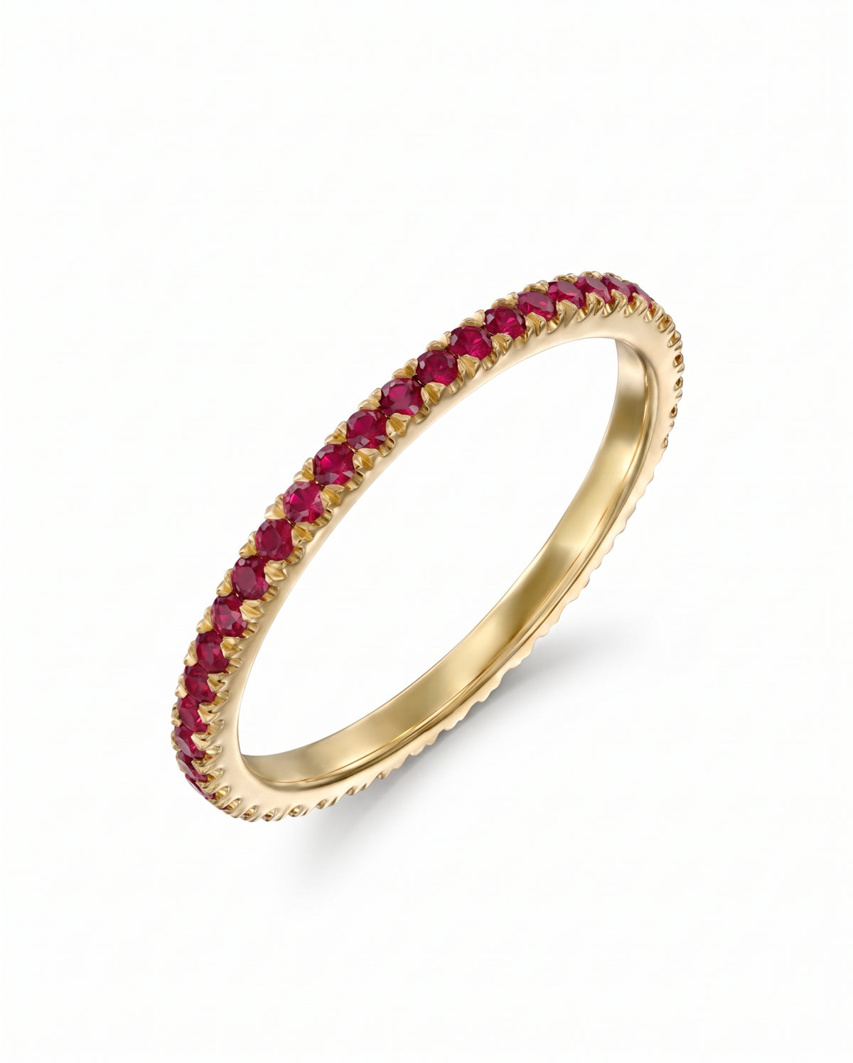Eternity Gold Ring Ruby